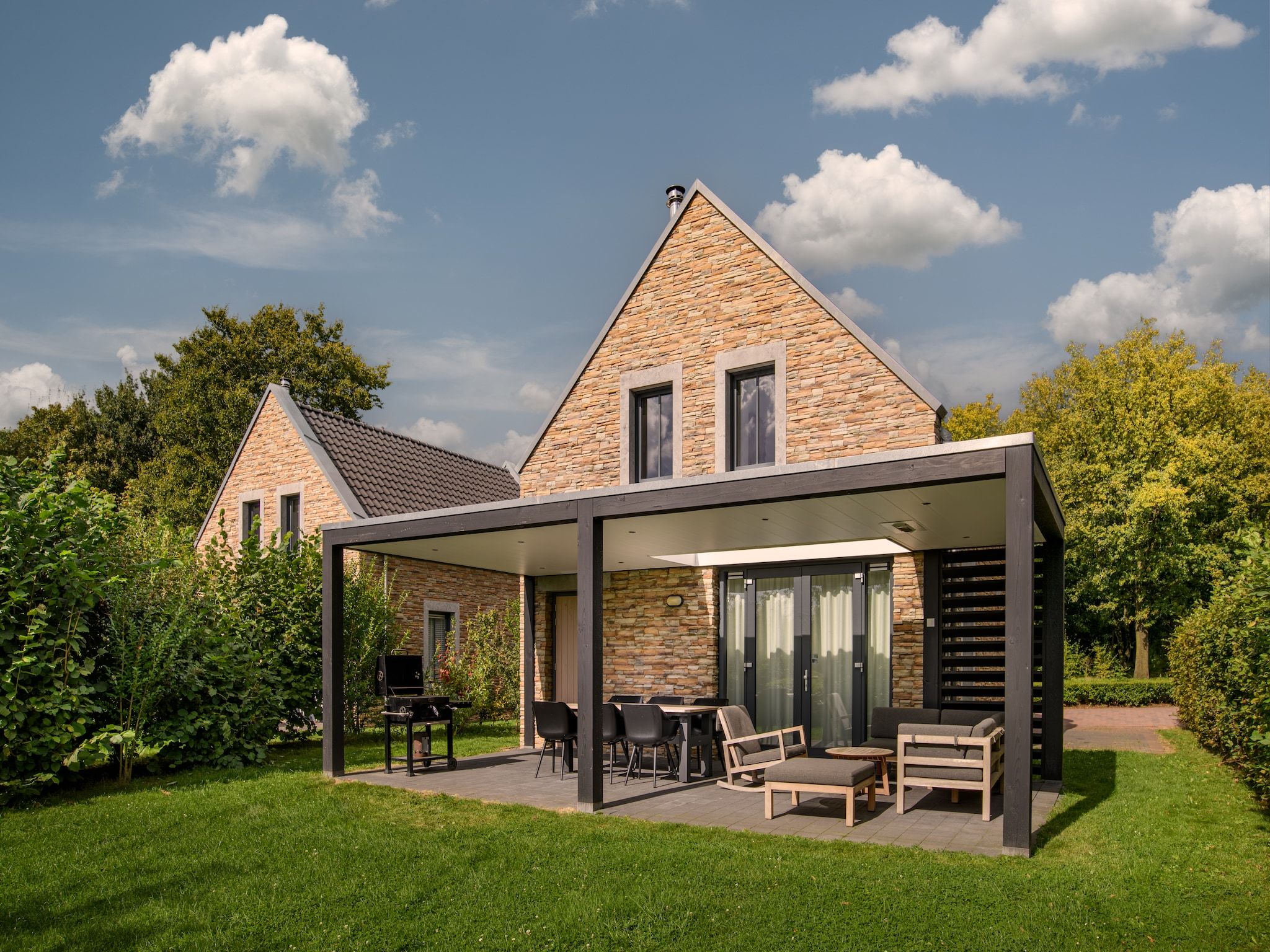 De tuin van Resort Maastricht 38 in Maastricht