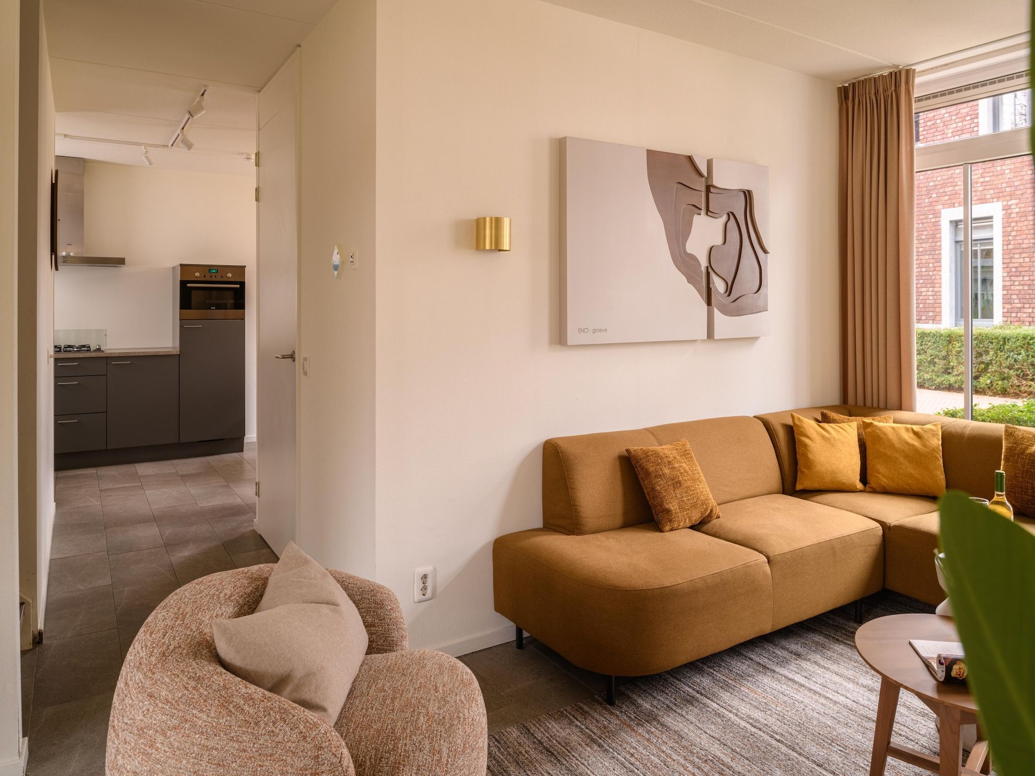 De woonkamer van Resort Maastricht 39 in Maastricht