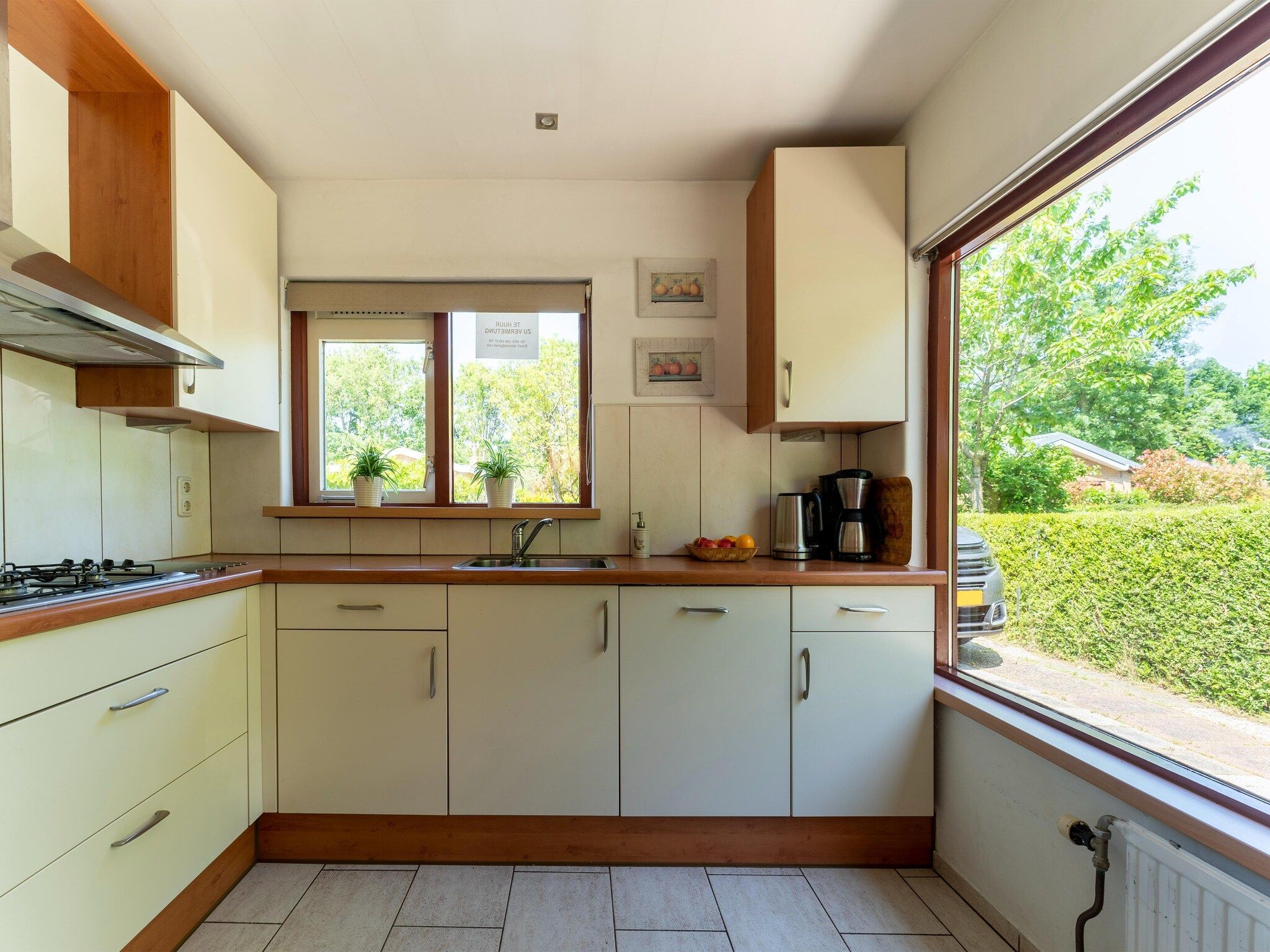 De keuken van Landingsweg 80 in Baarland