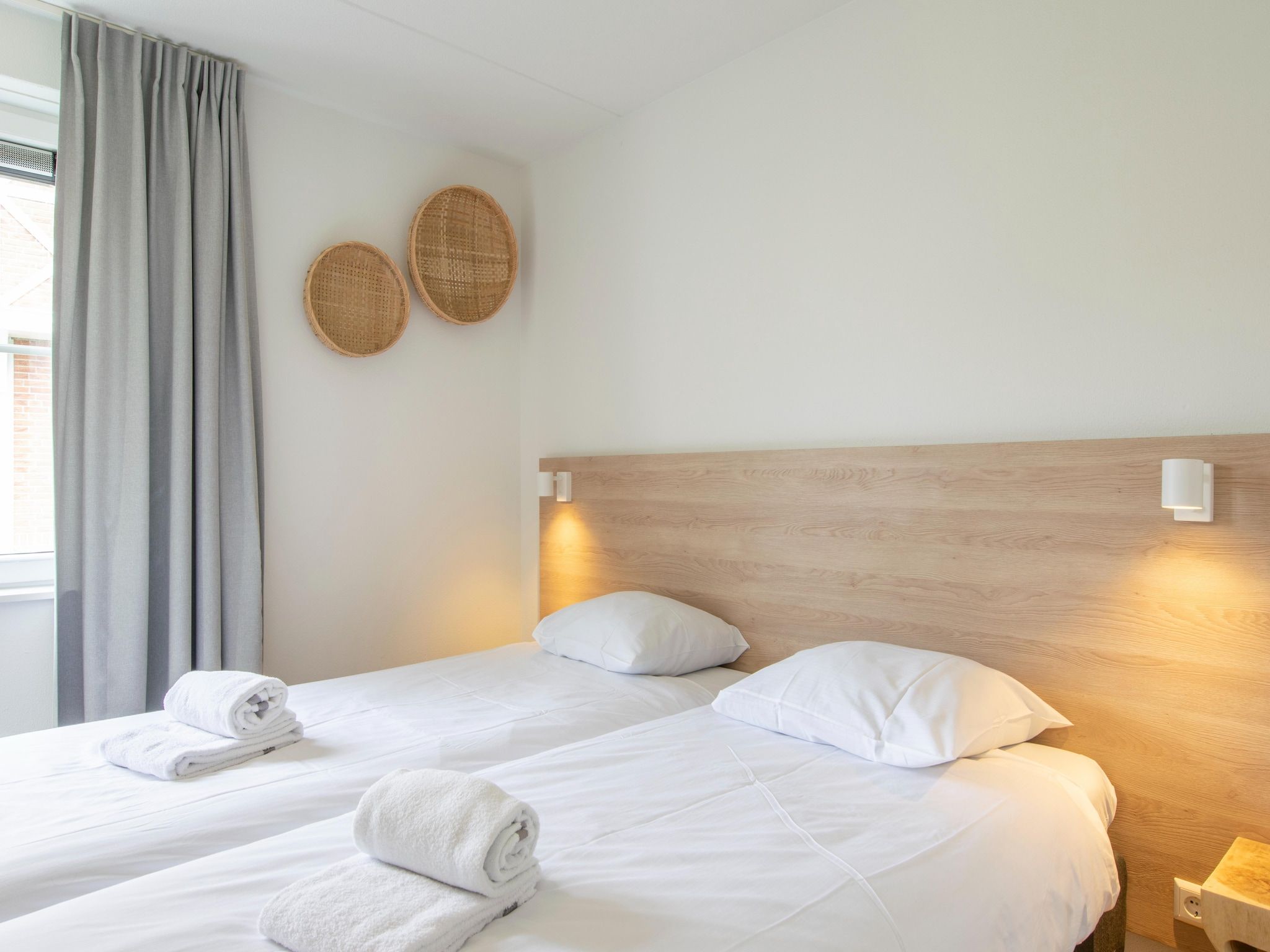 Een slaapkamer van Noordzee Résidence Cadzand-Bad 10 in Cadzand-Bad