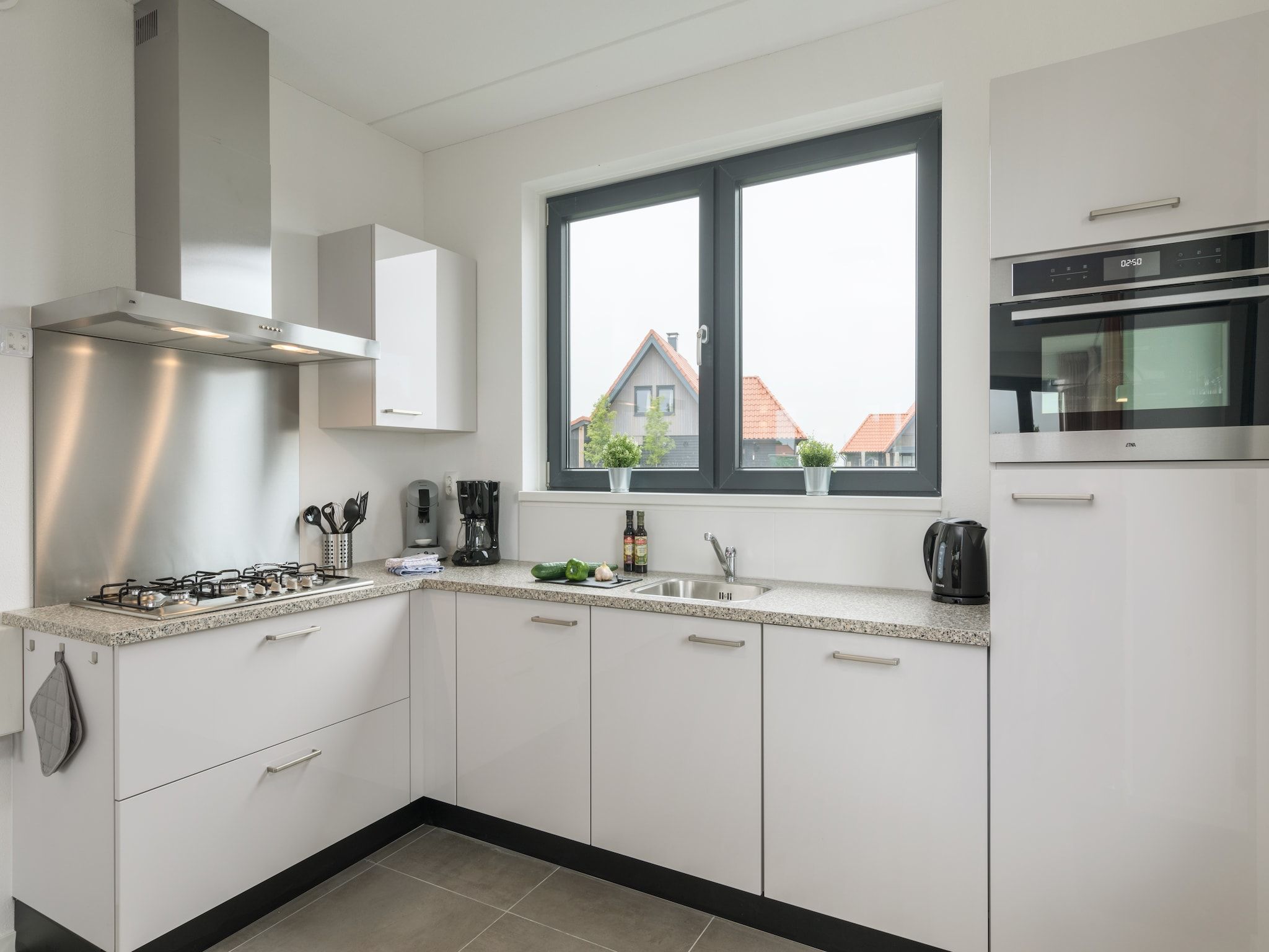 De keuken van Waterstaete Ossenzijl 4 in Ossenzijl