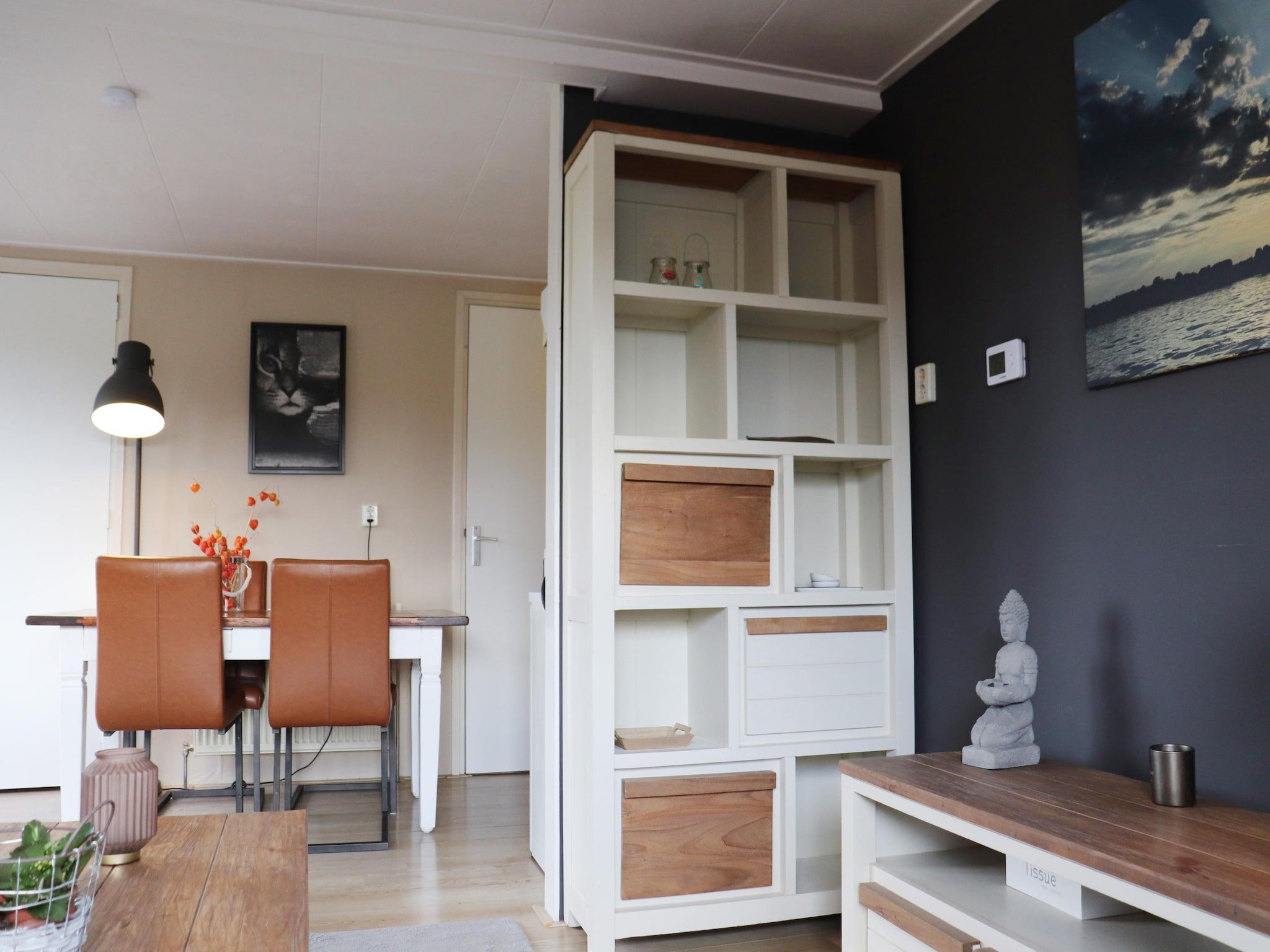 De woonkamer van De Kerkereed in Donkerbroek