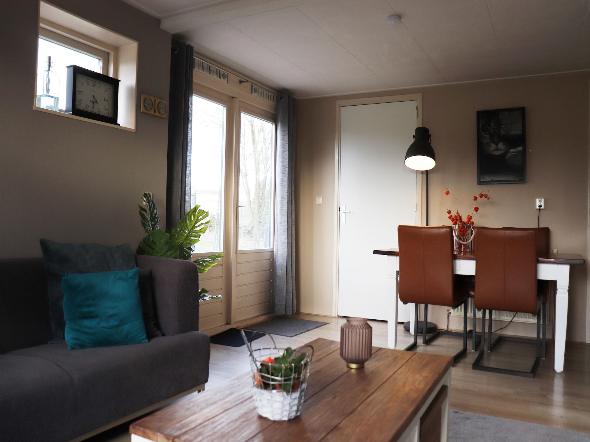 De woonkamer van De Kerkereed in Donkerbroek