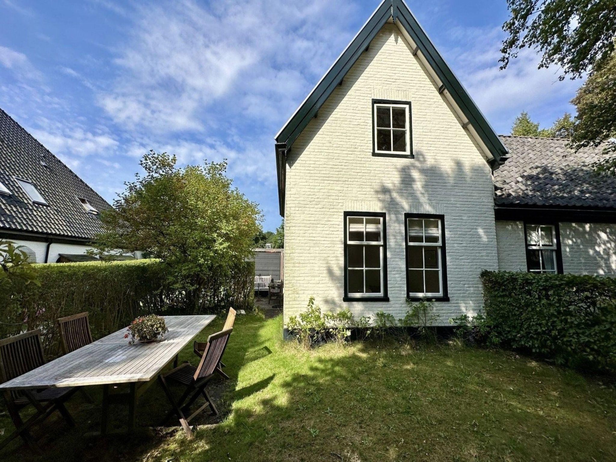 De buitenkant van Vakantiehuis Fijn in Bergen