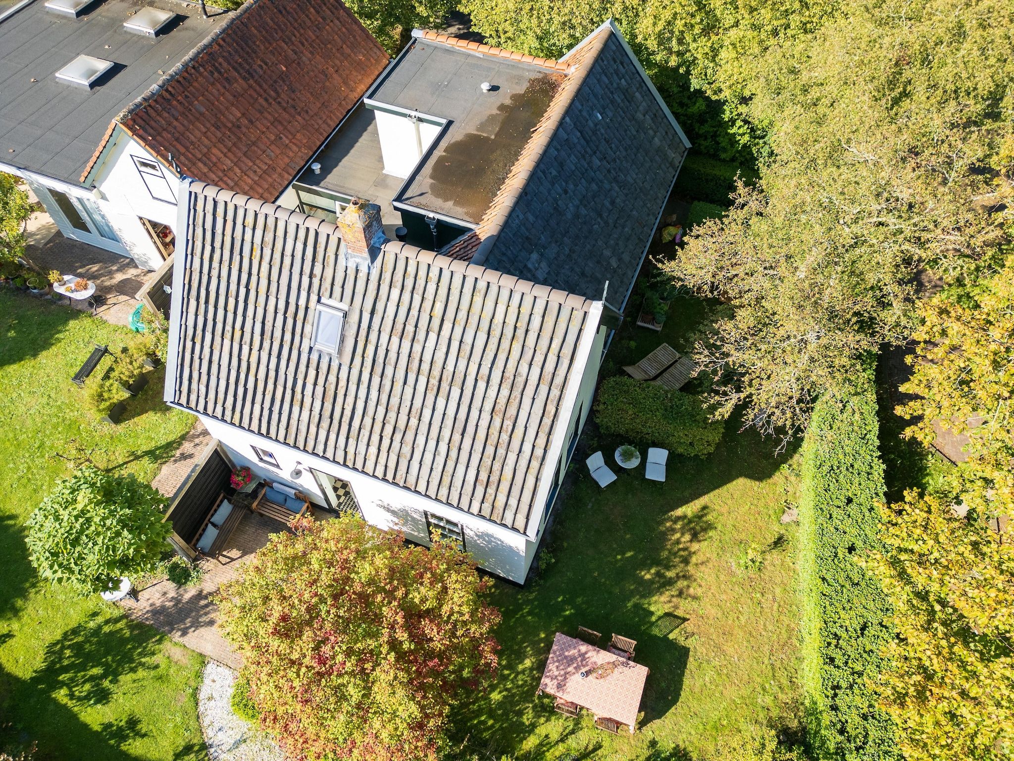 De buitenkant van Vakantiehuis Fijn in Bergen