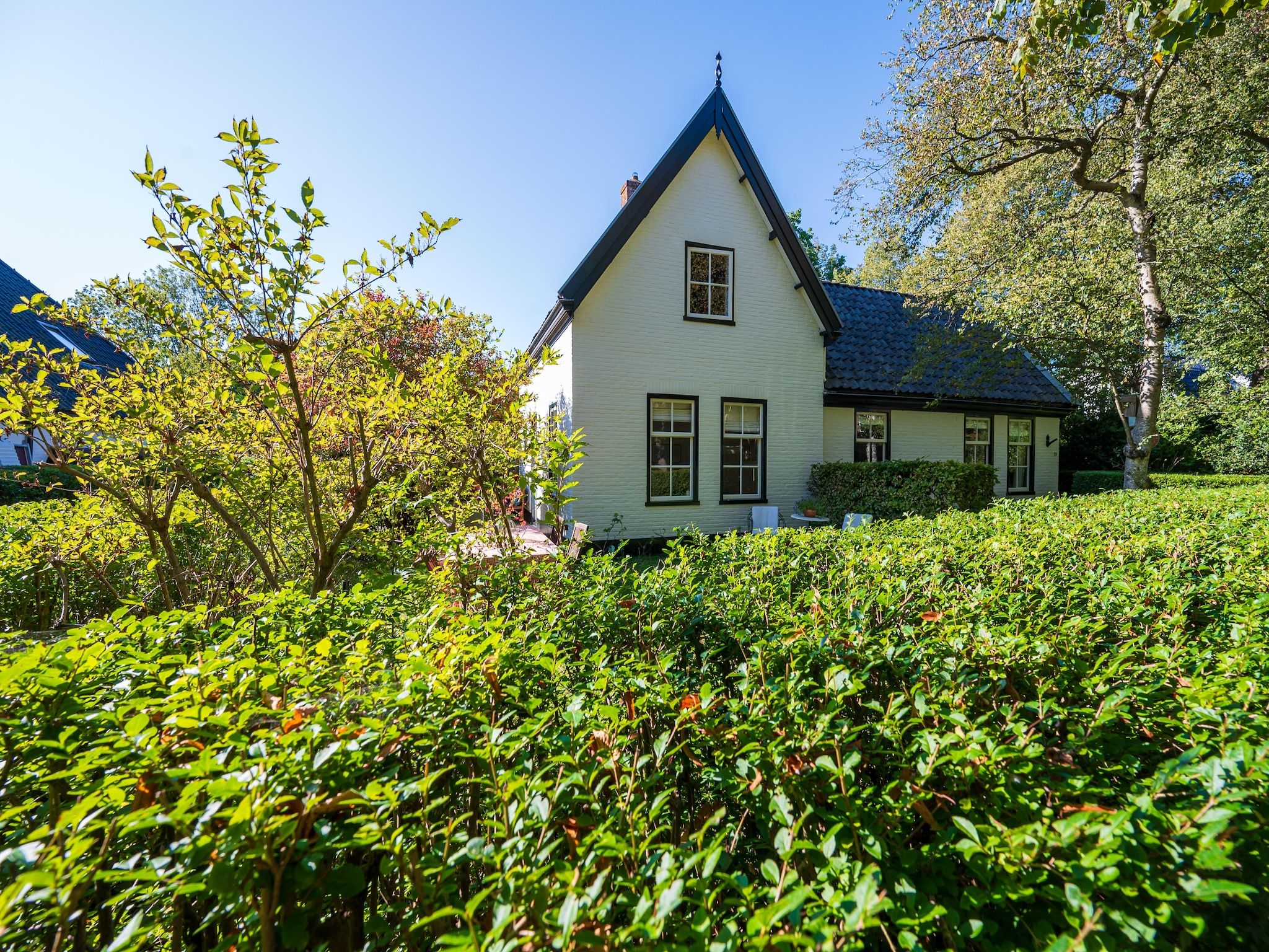 De buitenkant van Vakantiehuis Fijn in Bergen