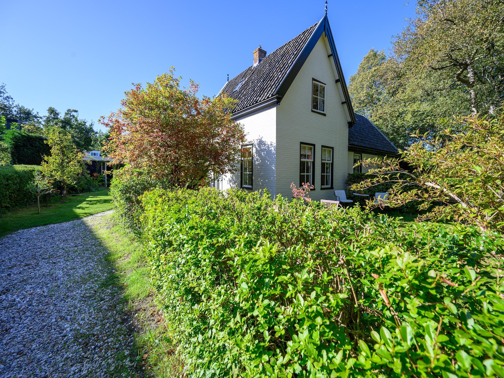 De buitenkant van Vakantiehuis Fijn in Bergen