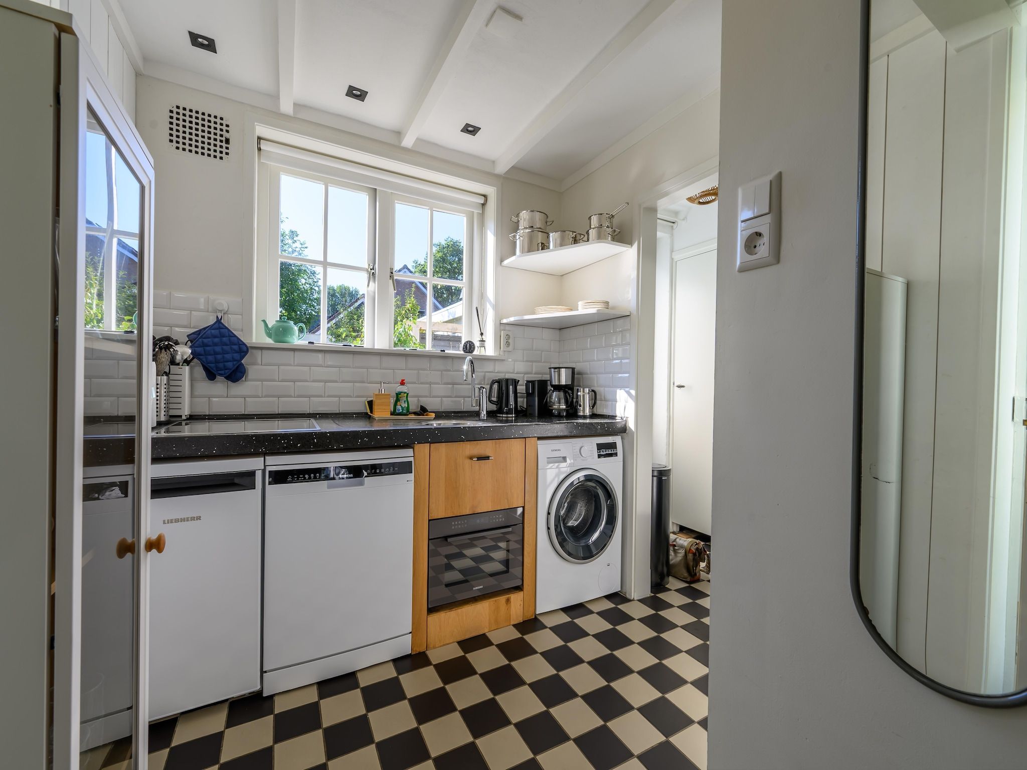 De keuken van Vakantiehuis Fijn in Bergen