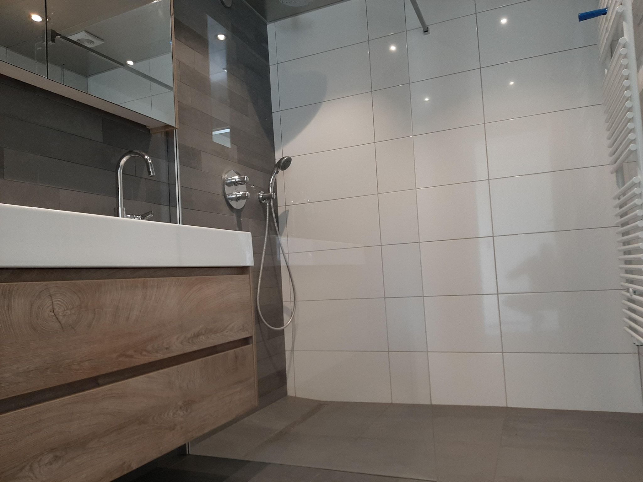 De badkamer van Kustwoning Baarland in Zeeland in Baarland