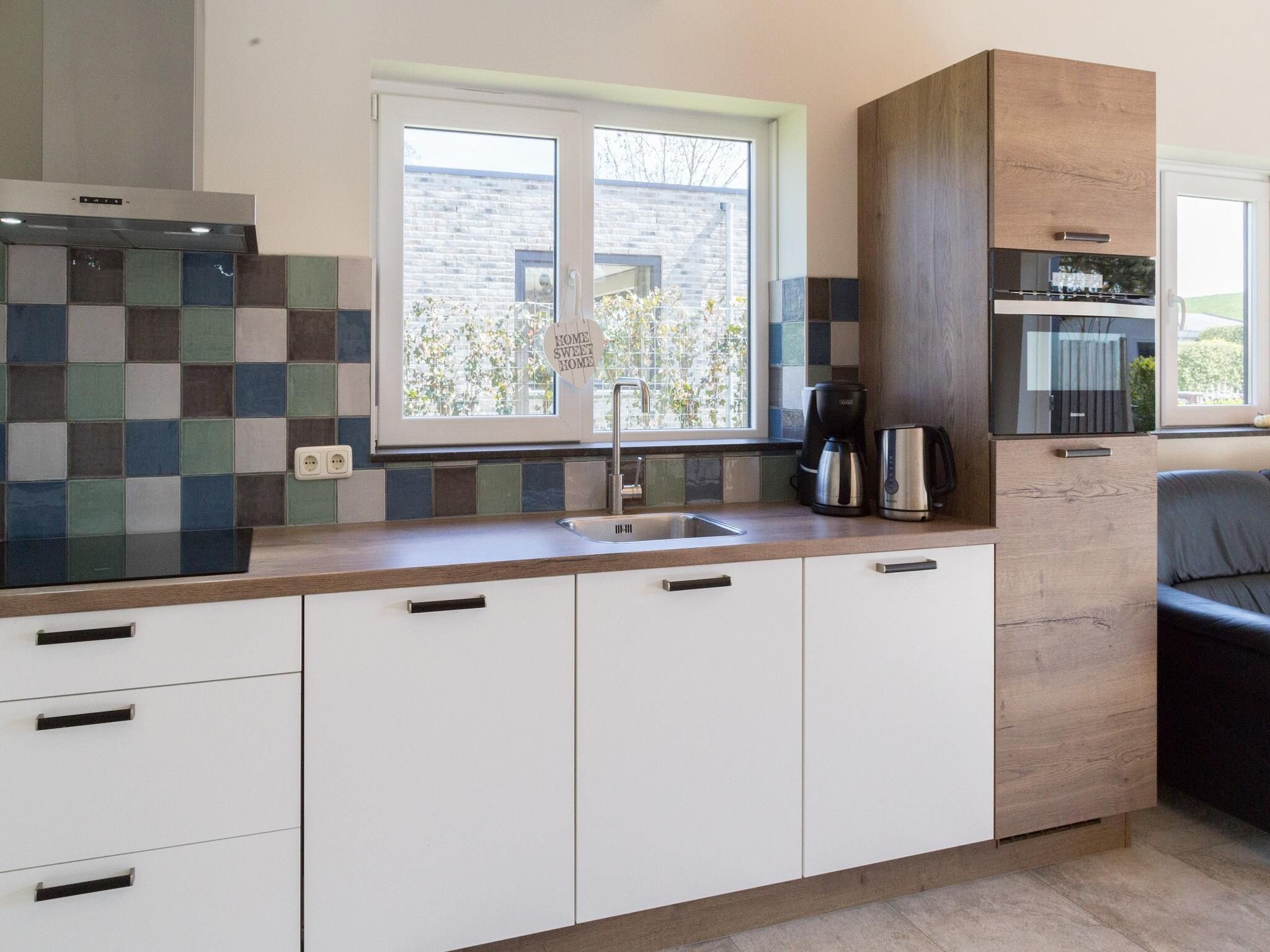 De keuken van Kustwoning Baarland in Zeeland in Baarland