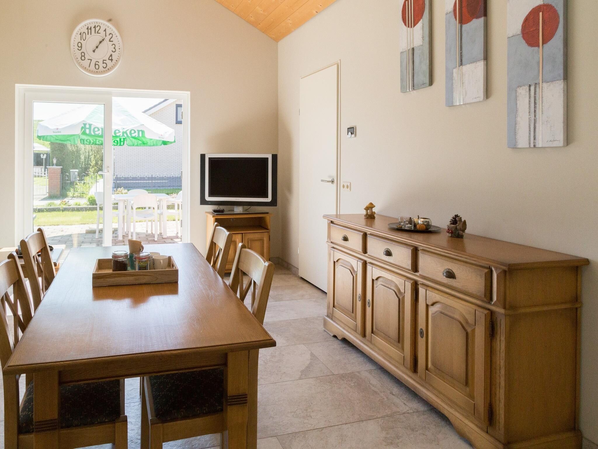 De woonkamer van Kustwoning Baarland in Zeeland in Baarland