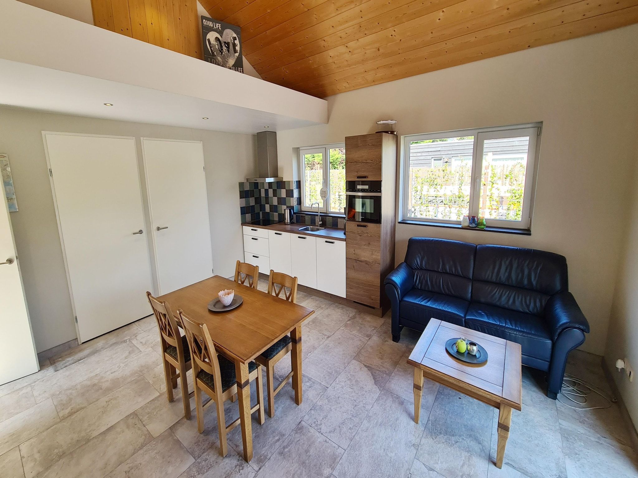 De woonkamer van Kustwoning Baarland in Zeeland in Baarland