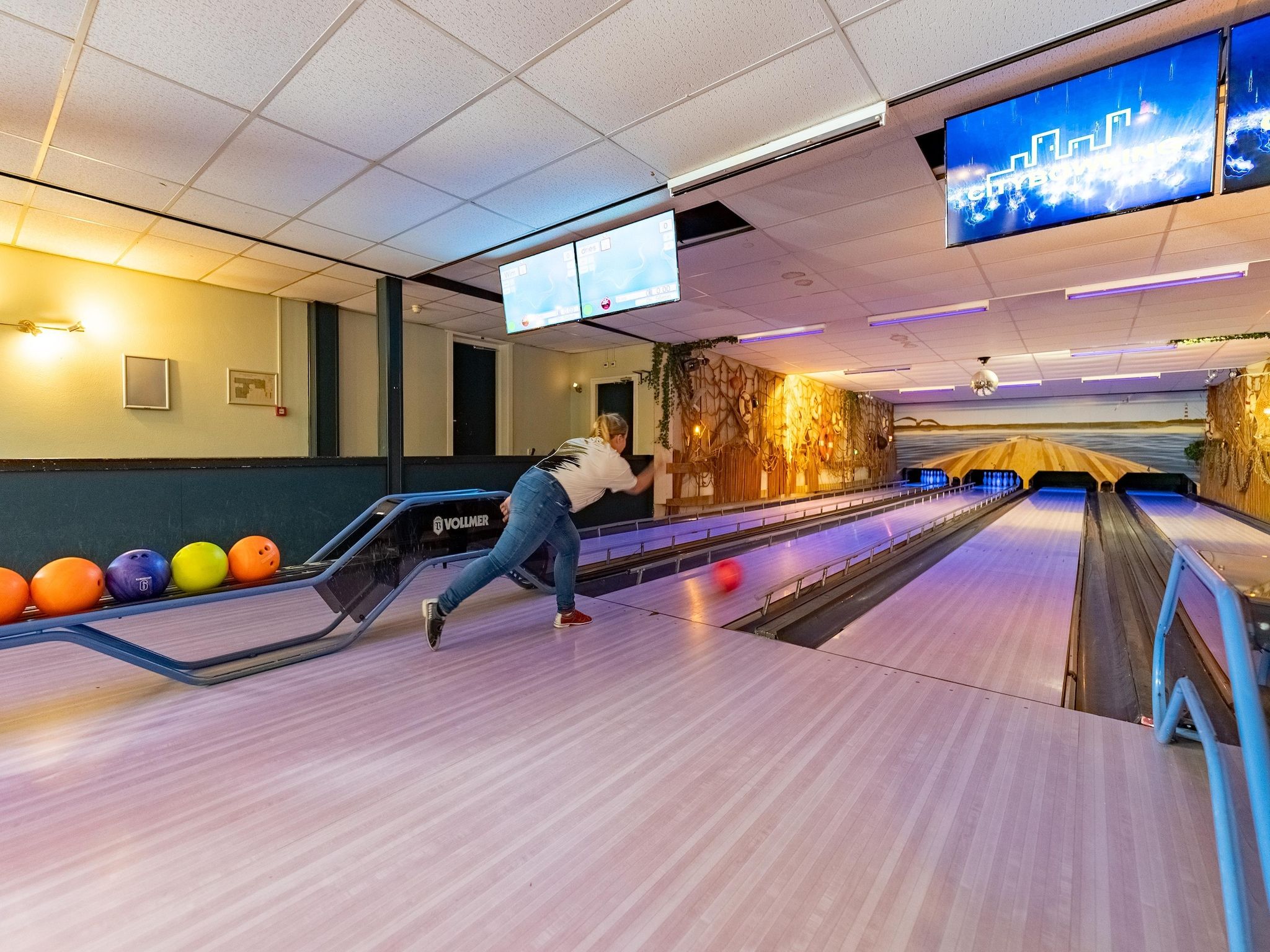 Parkfaciliteiten bij Vakantiepark Boomhiemke 17 in Hollum