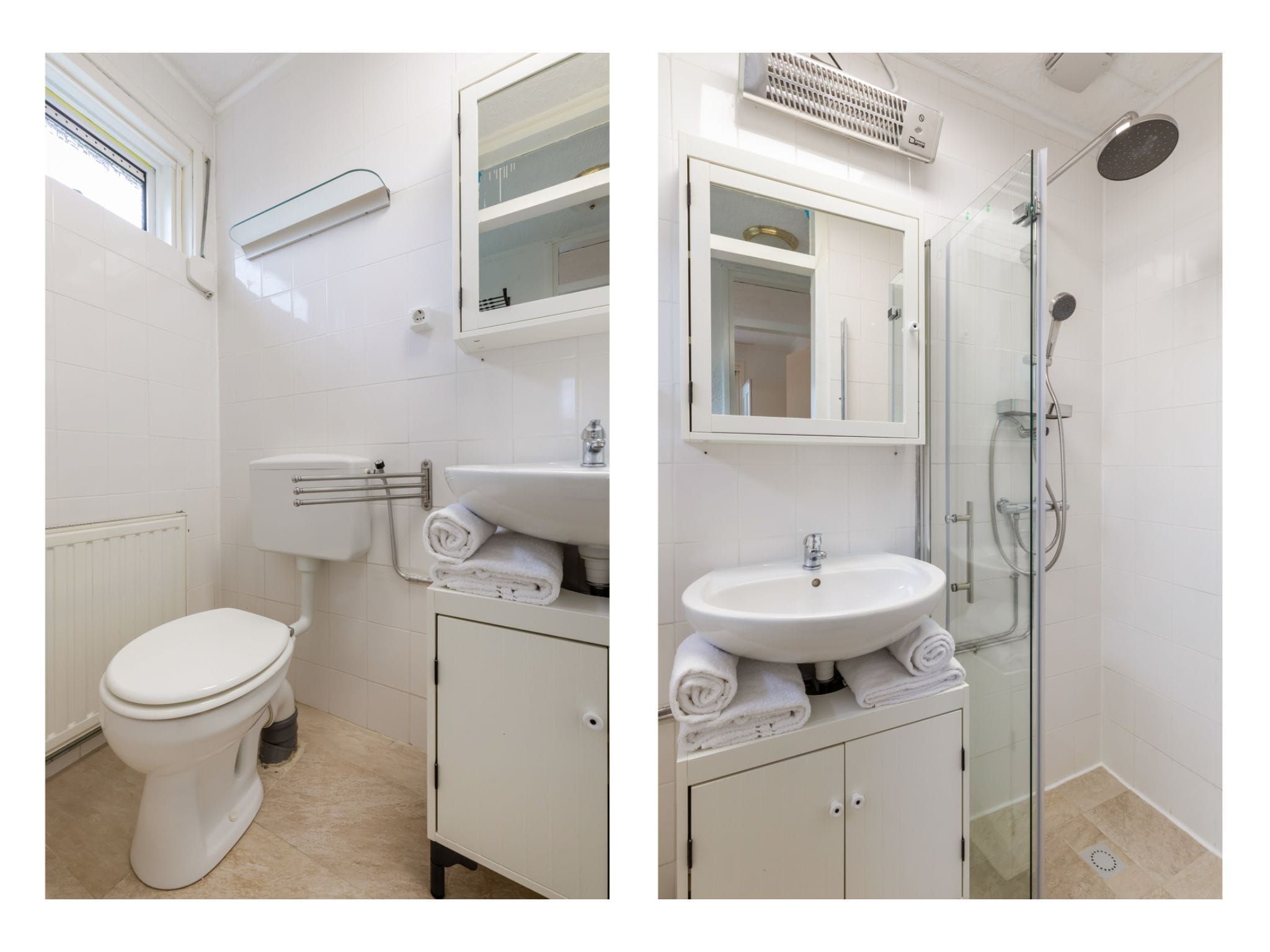 De badkamer van Koekoesbloemwei 90 in Kortgene