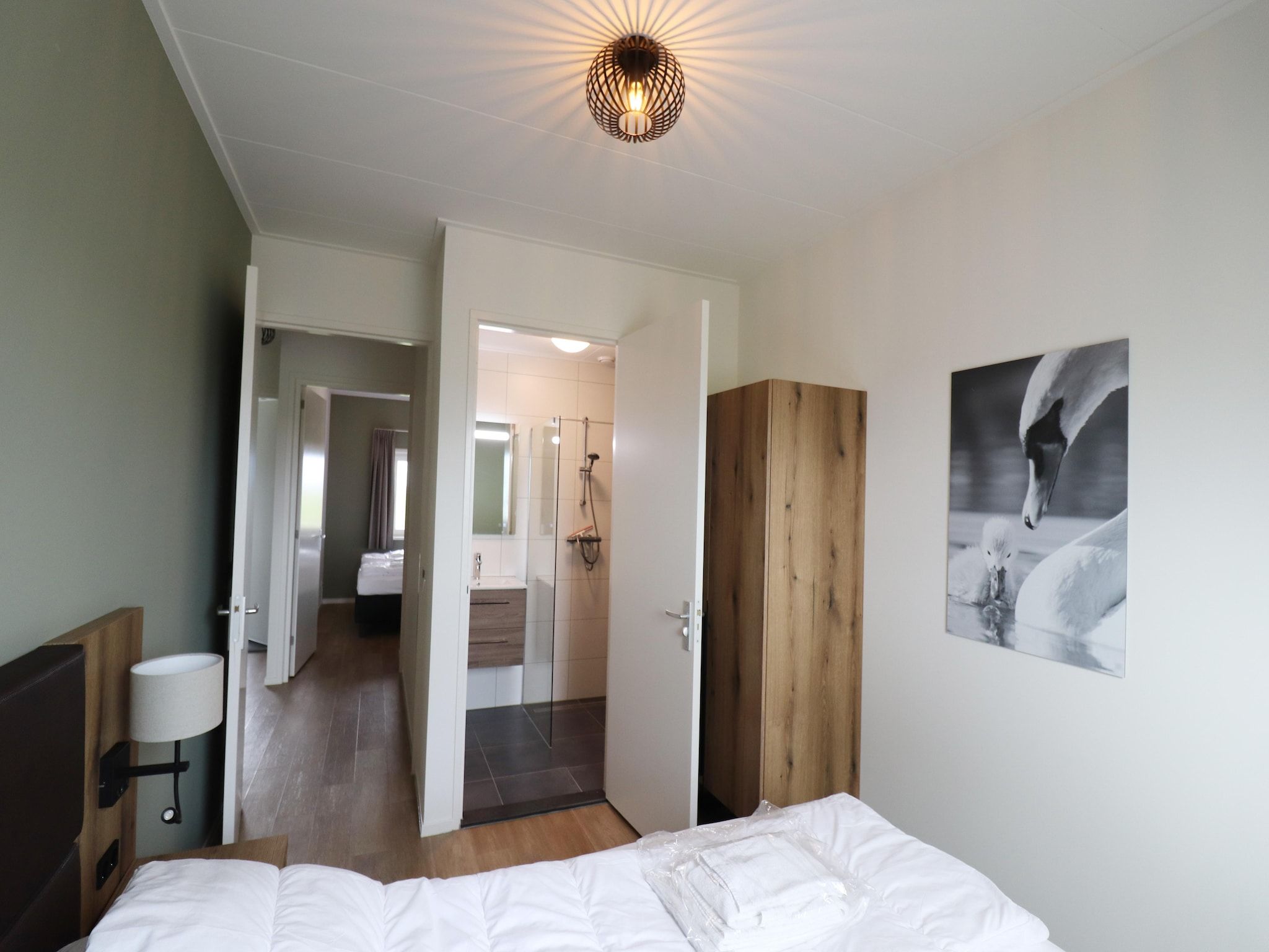 Een slaapkamer van Friese Villa in Leons in Leons