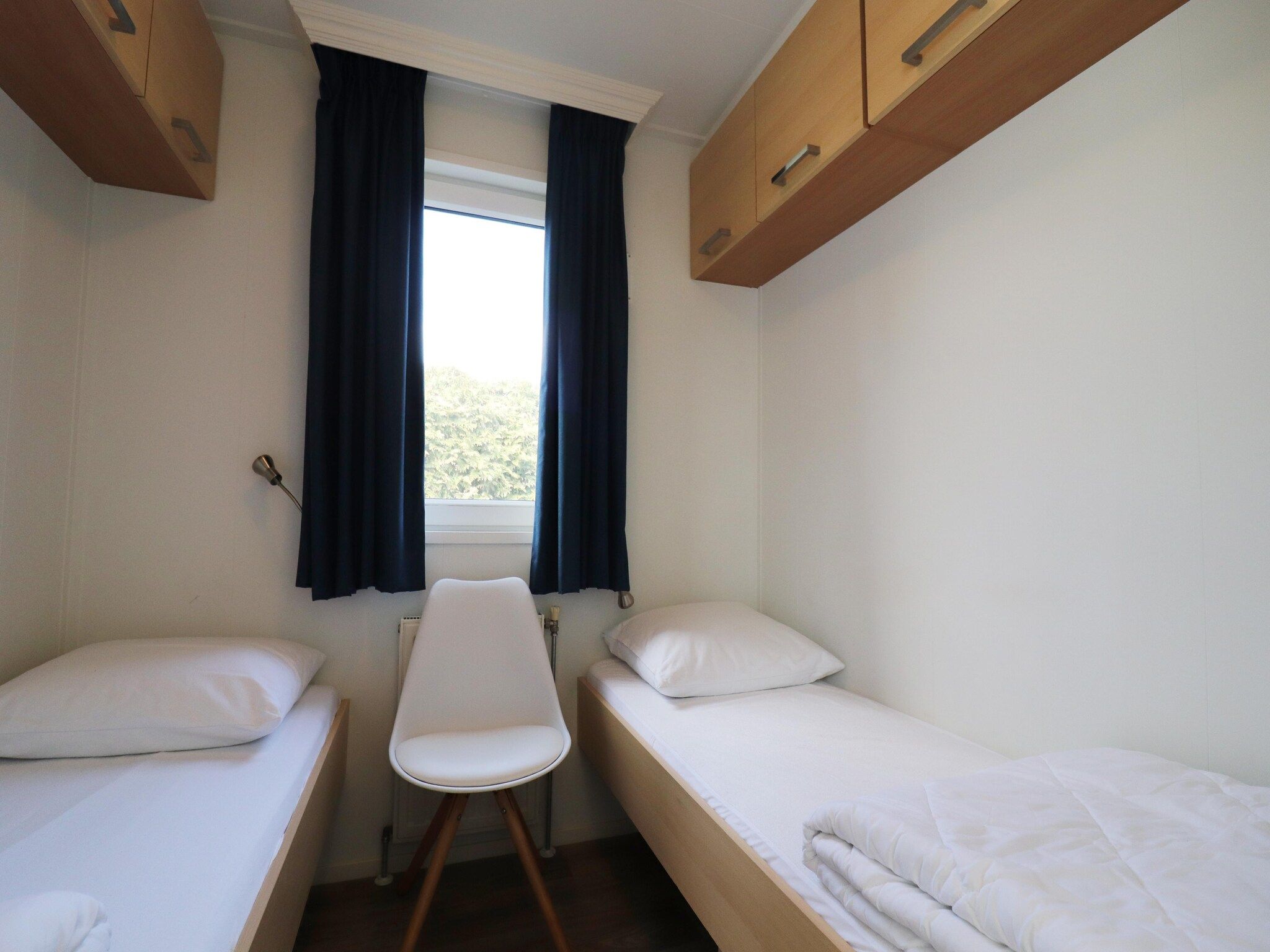 Een slaapkamer van De Lanterfanter in Grou