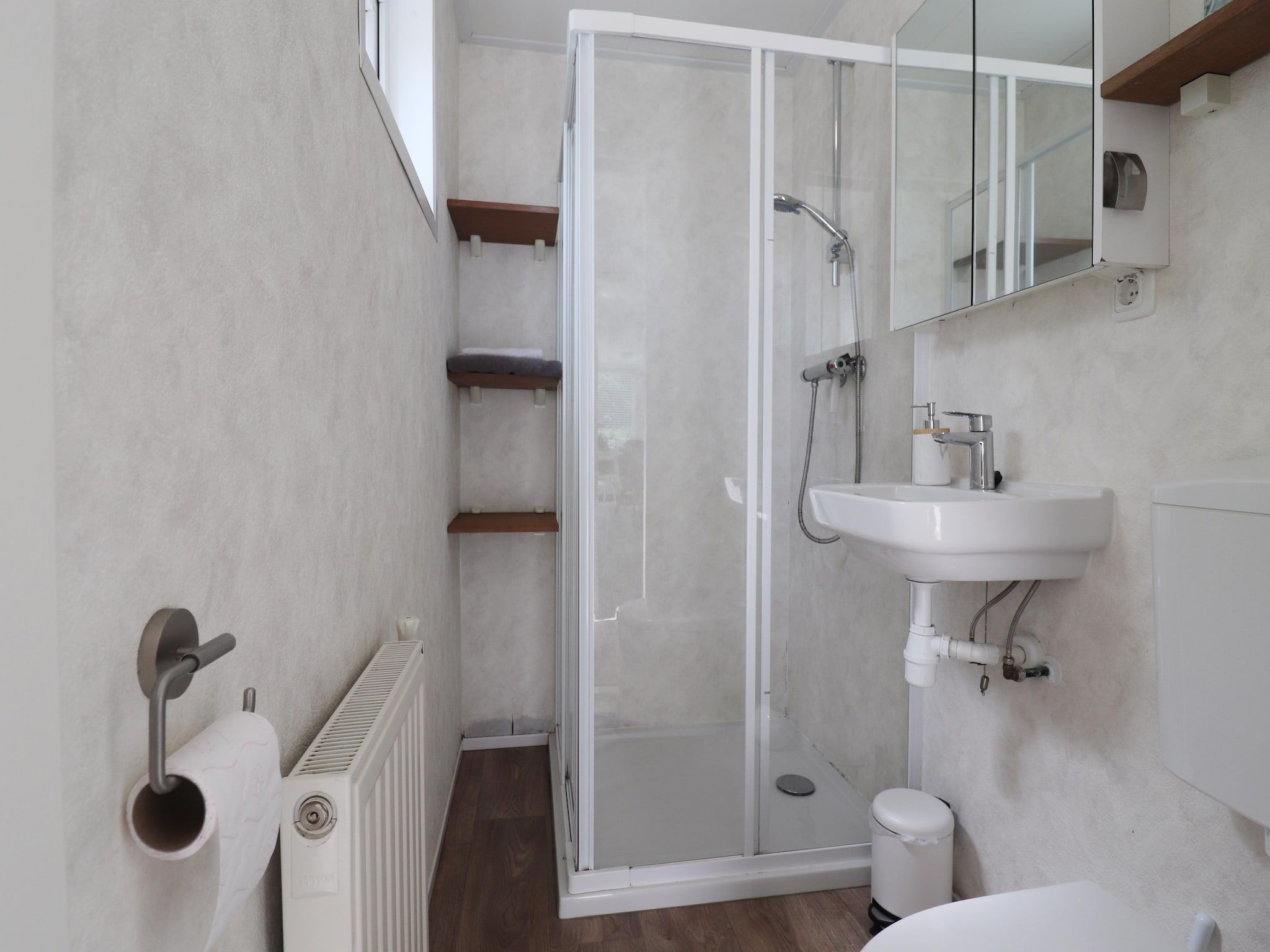 De badkamer van De Lanterfanter in Grou