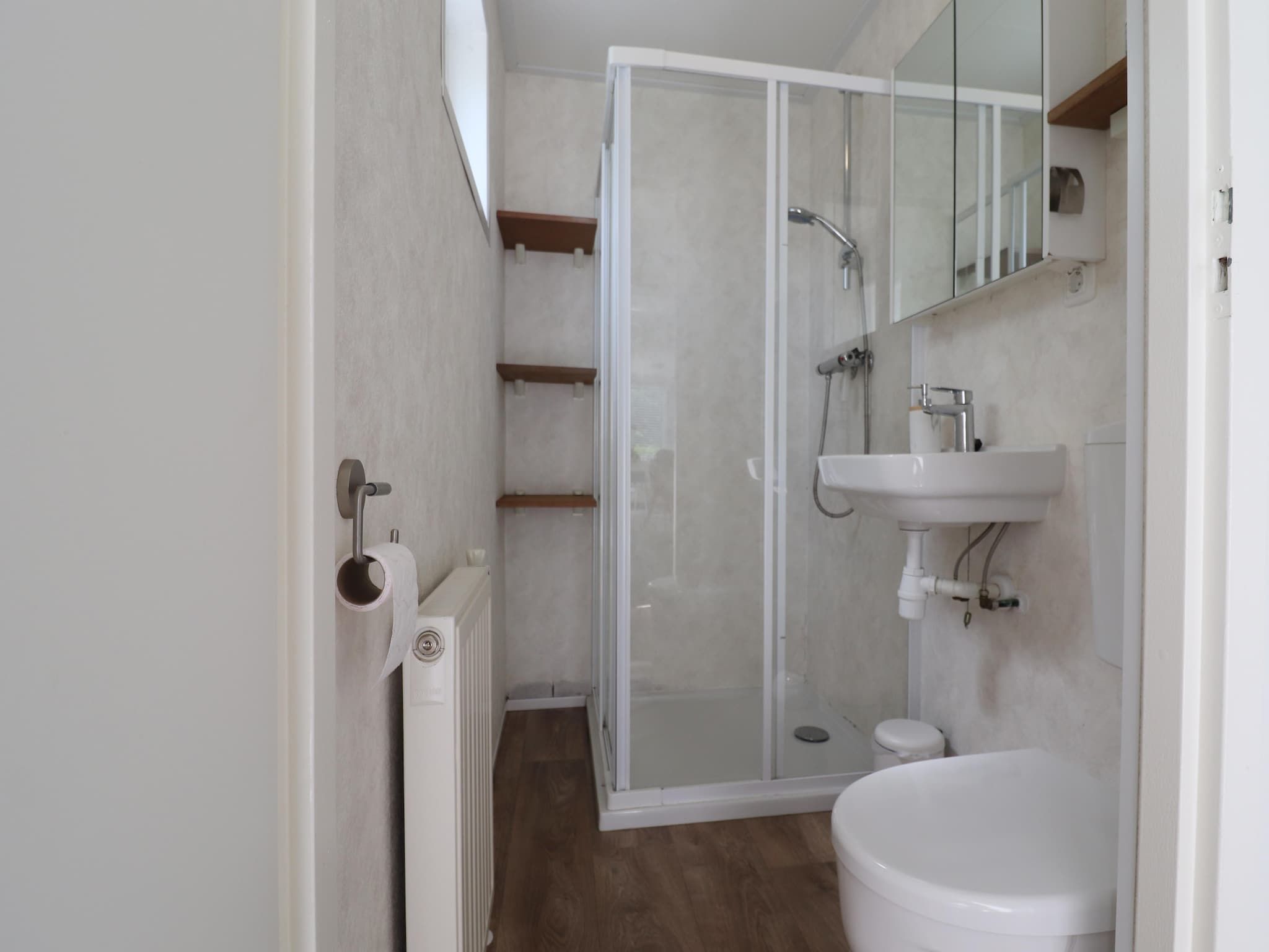 De badkamer van De Lanterfanter in Grou