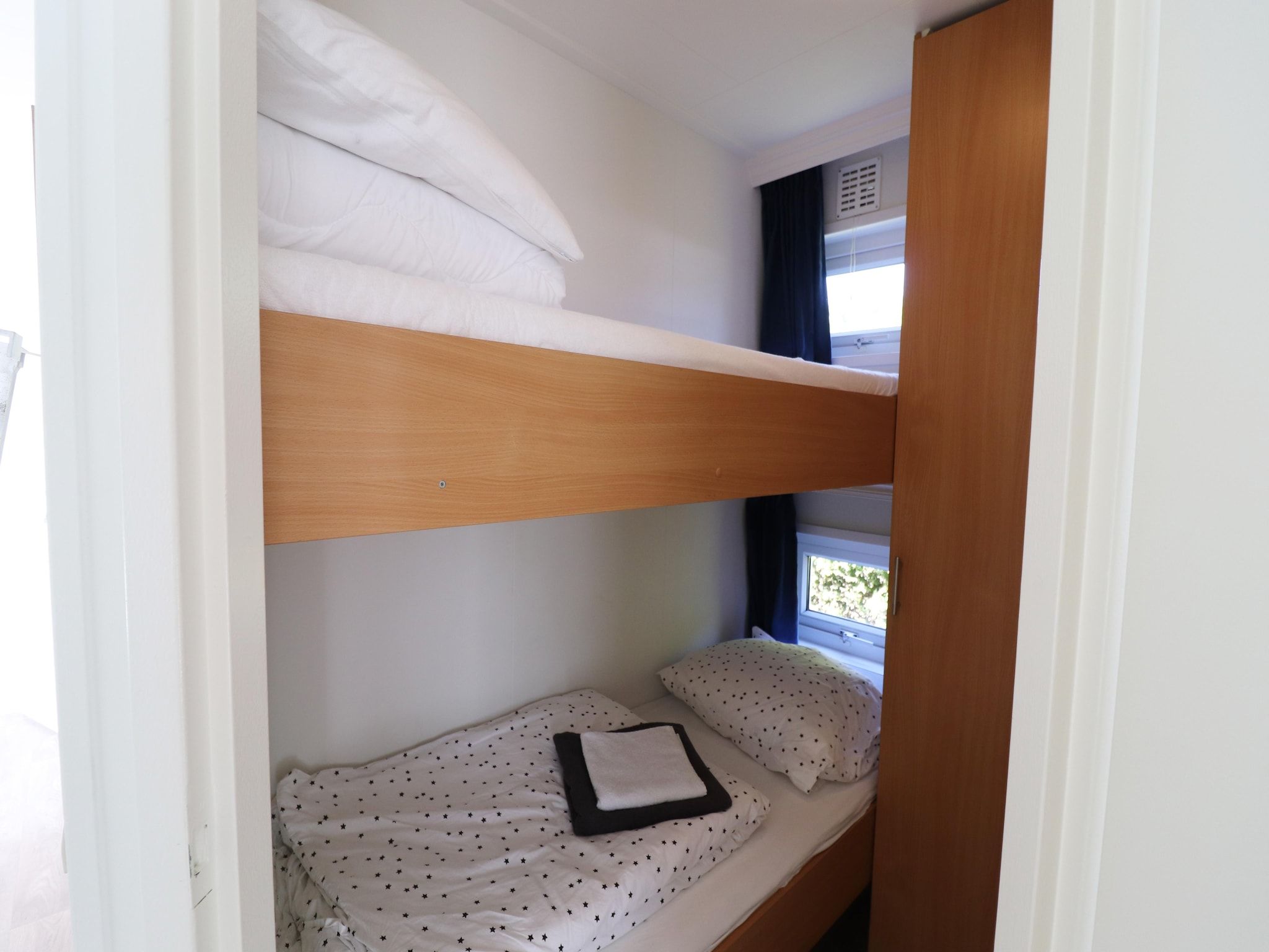 Een slaapkamer van De Lanterfanter in Grou