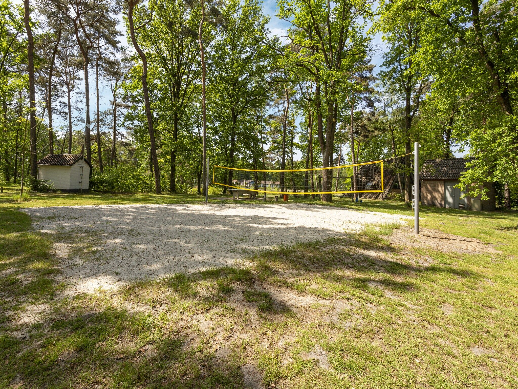 Parkfaciliteiten bij Combi bungalow Vosseven 84 & 85 in Stramproy