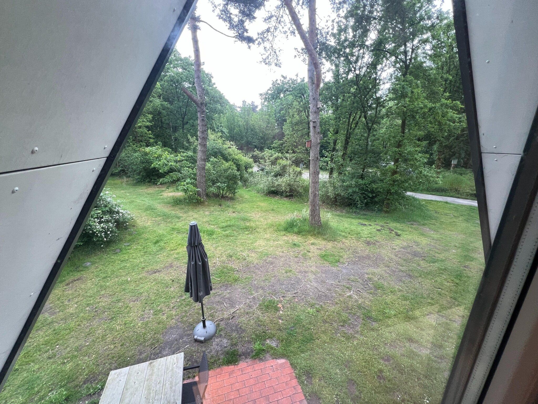 Het uitzicht vanaf Combi bungalow Vosseven 84 & 85 in Stramproy