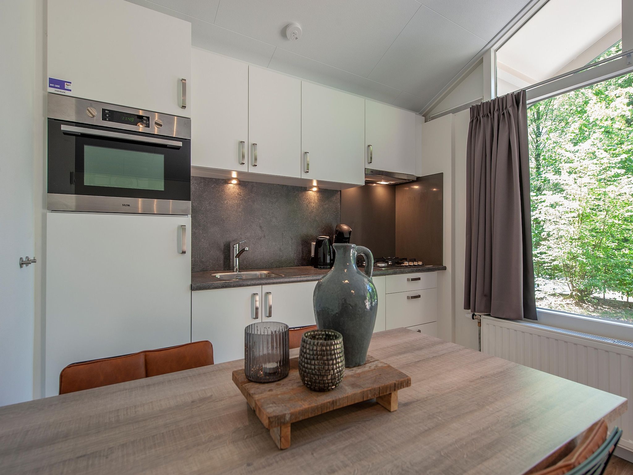 De keuken van Bospark de Schaapskooi 10 in Wissel/Epe