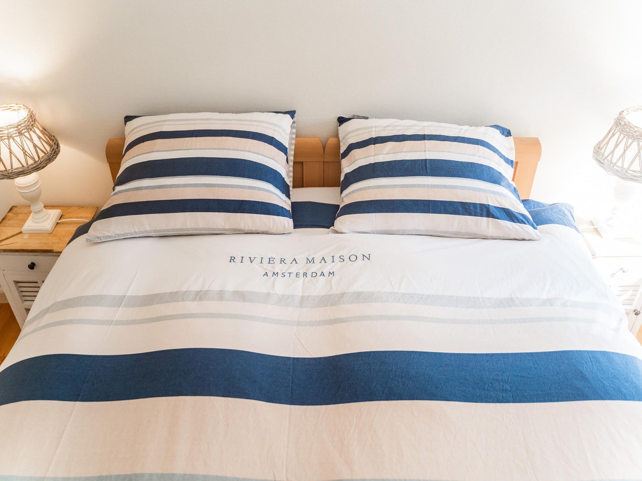 Een slaapkamer van Wad’n Leven in Paesens