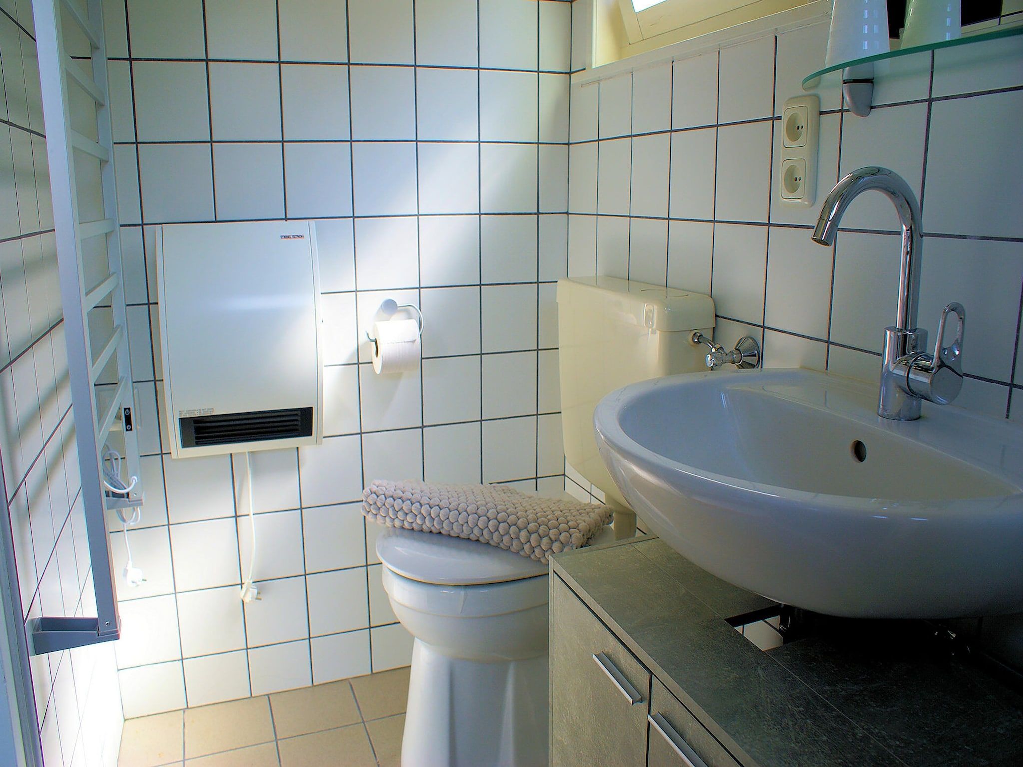 De badkamer van Wad’n Leven in Paesens