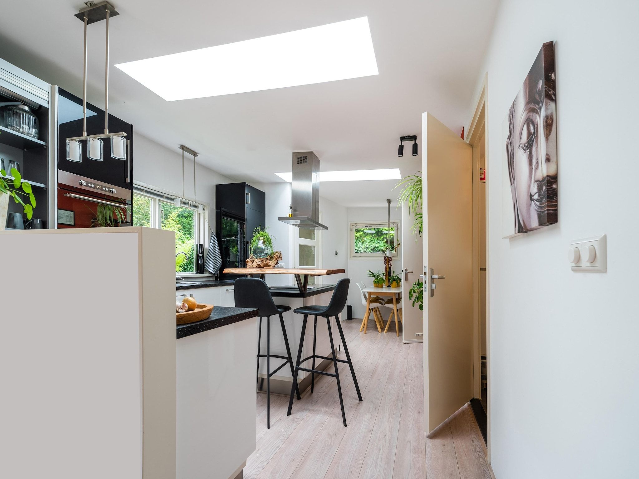 De keuken van De Klimroos in Bergen