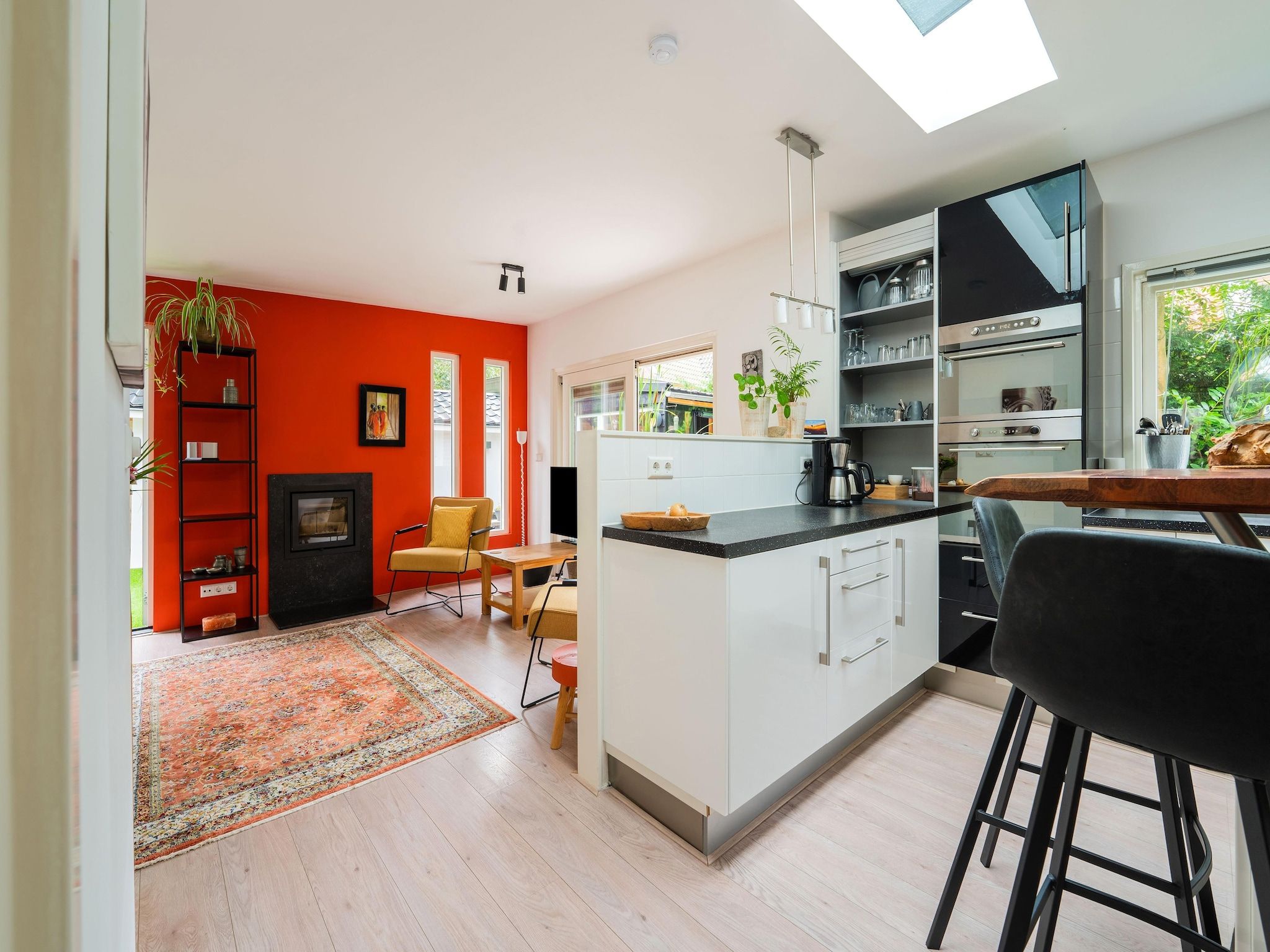 De keuken van De Klimroos in Bergen