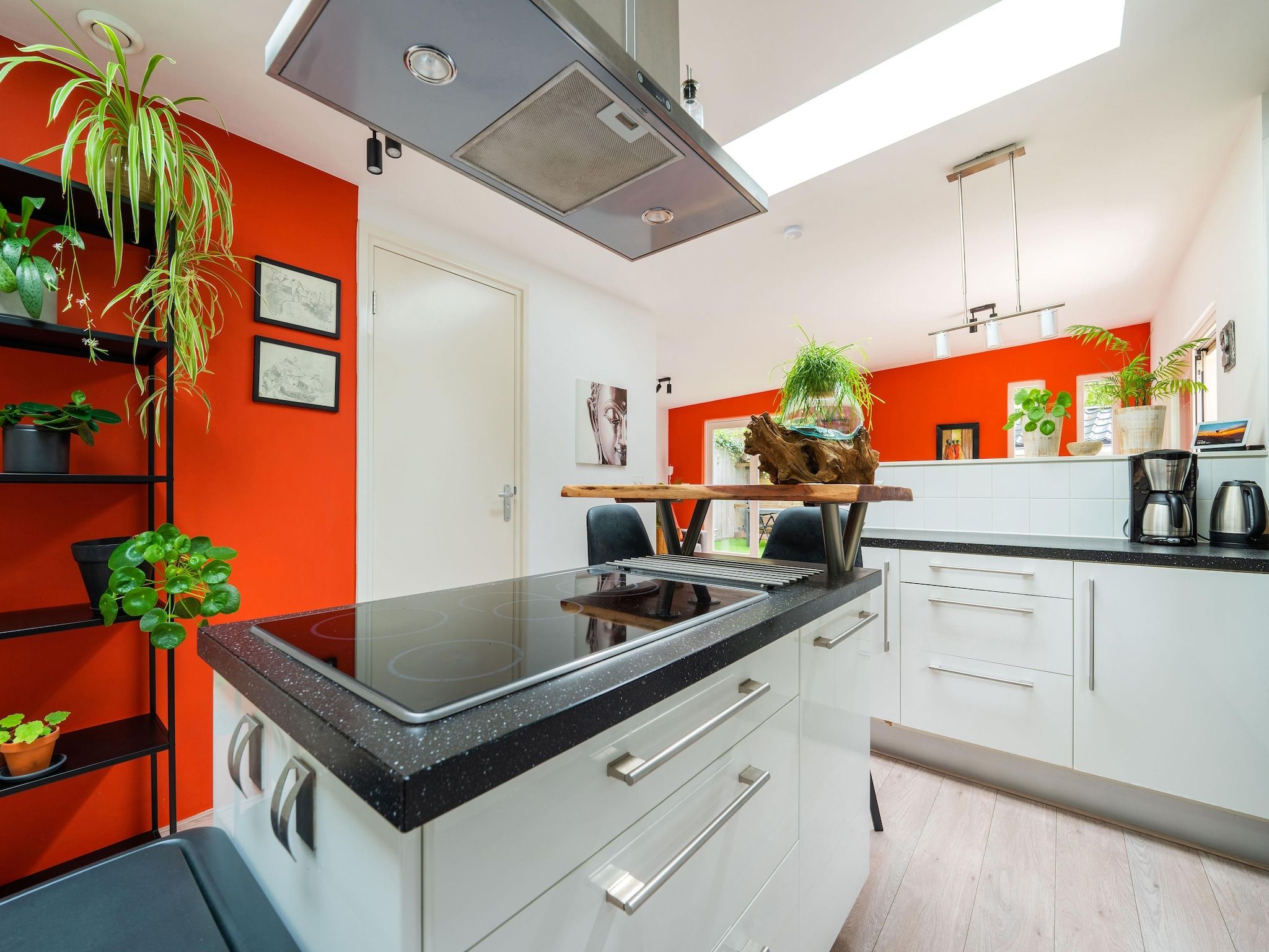 De keuken van De Klimroos in Bergen