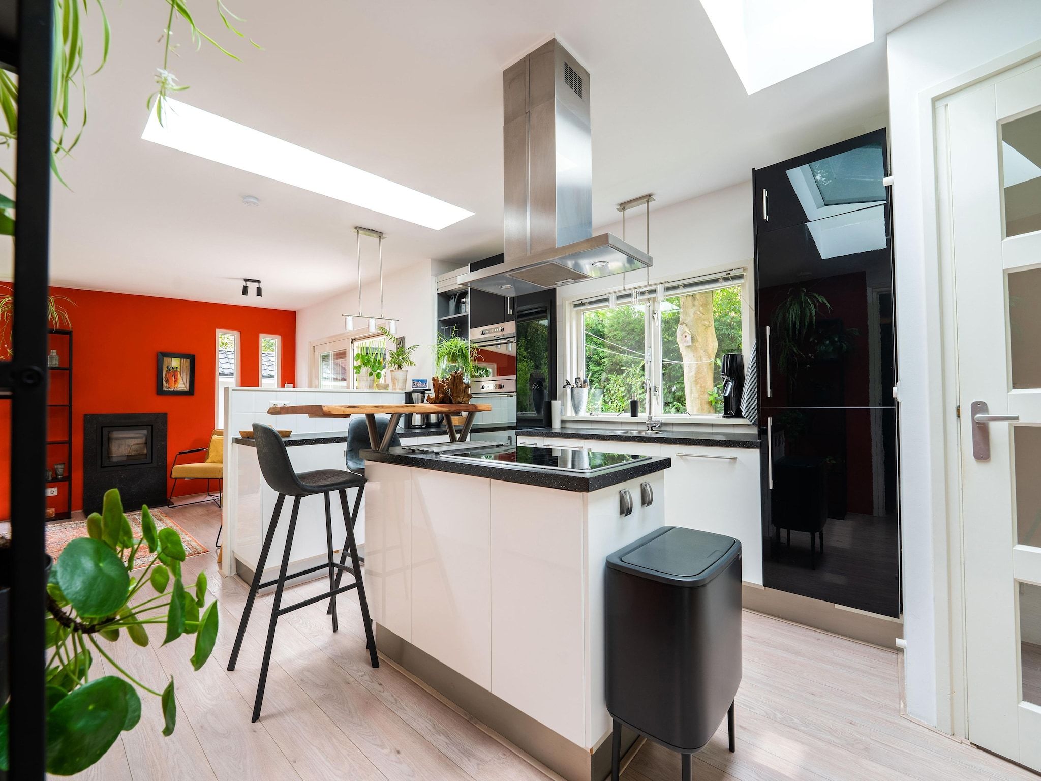 De keuken van De Klimroos in Bergen