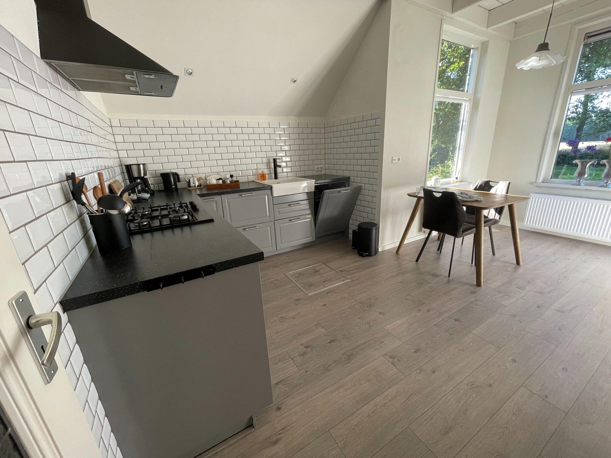 De keuken van Elperhof home 16A in Schoonloo