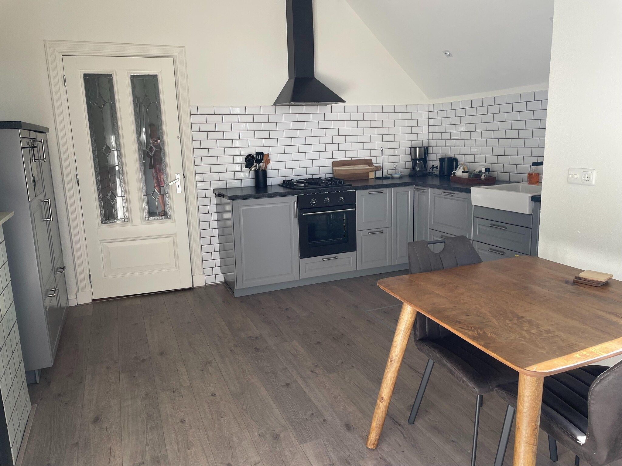 De keuken van Elperhof home 16A in Schoonloo