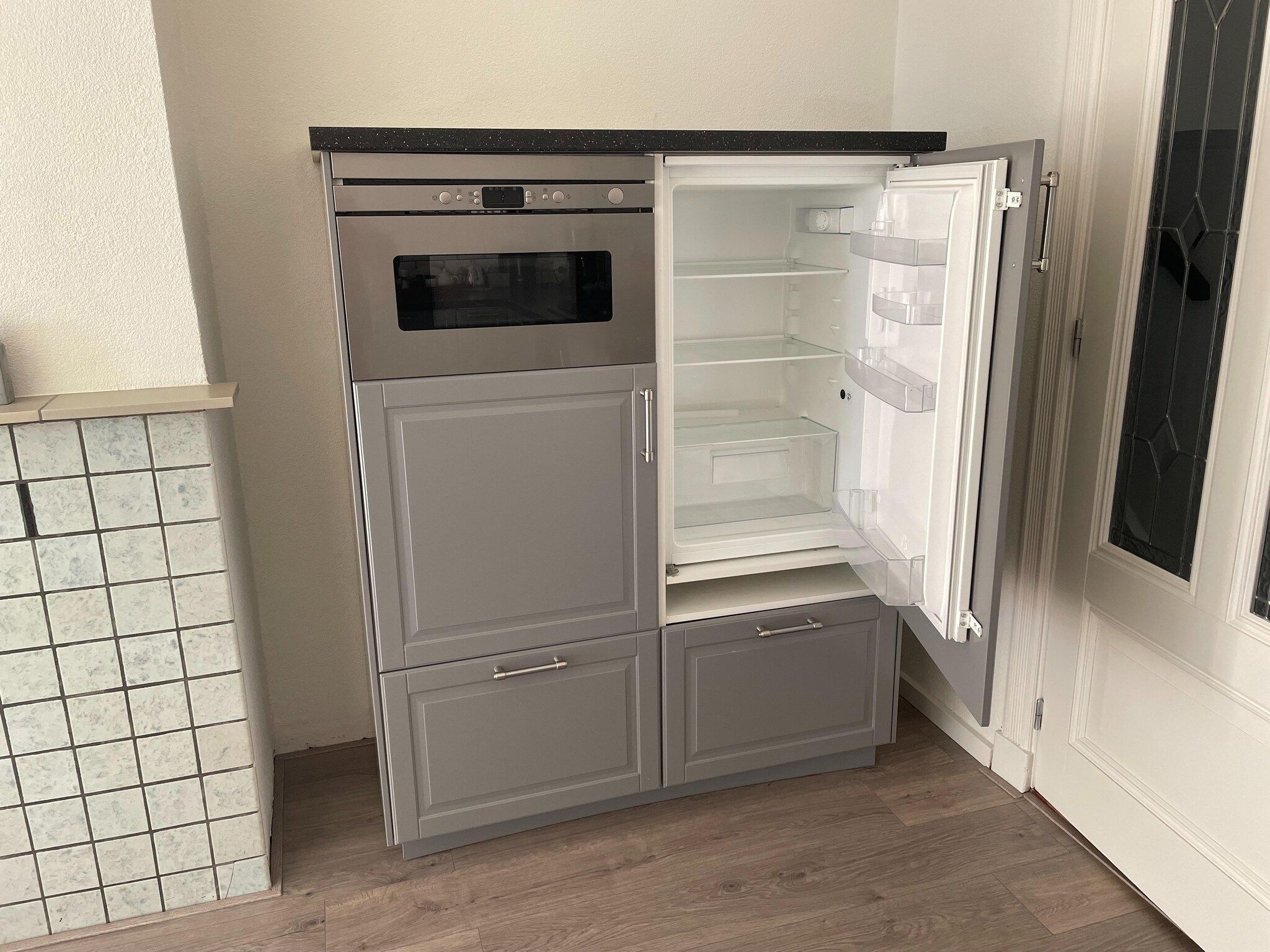 De keuken van Elperhof home 16A in Schoonloo