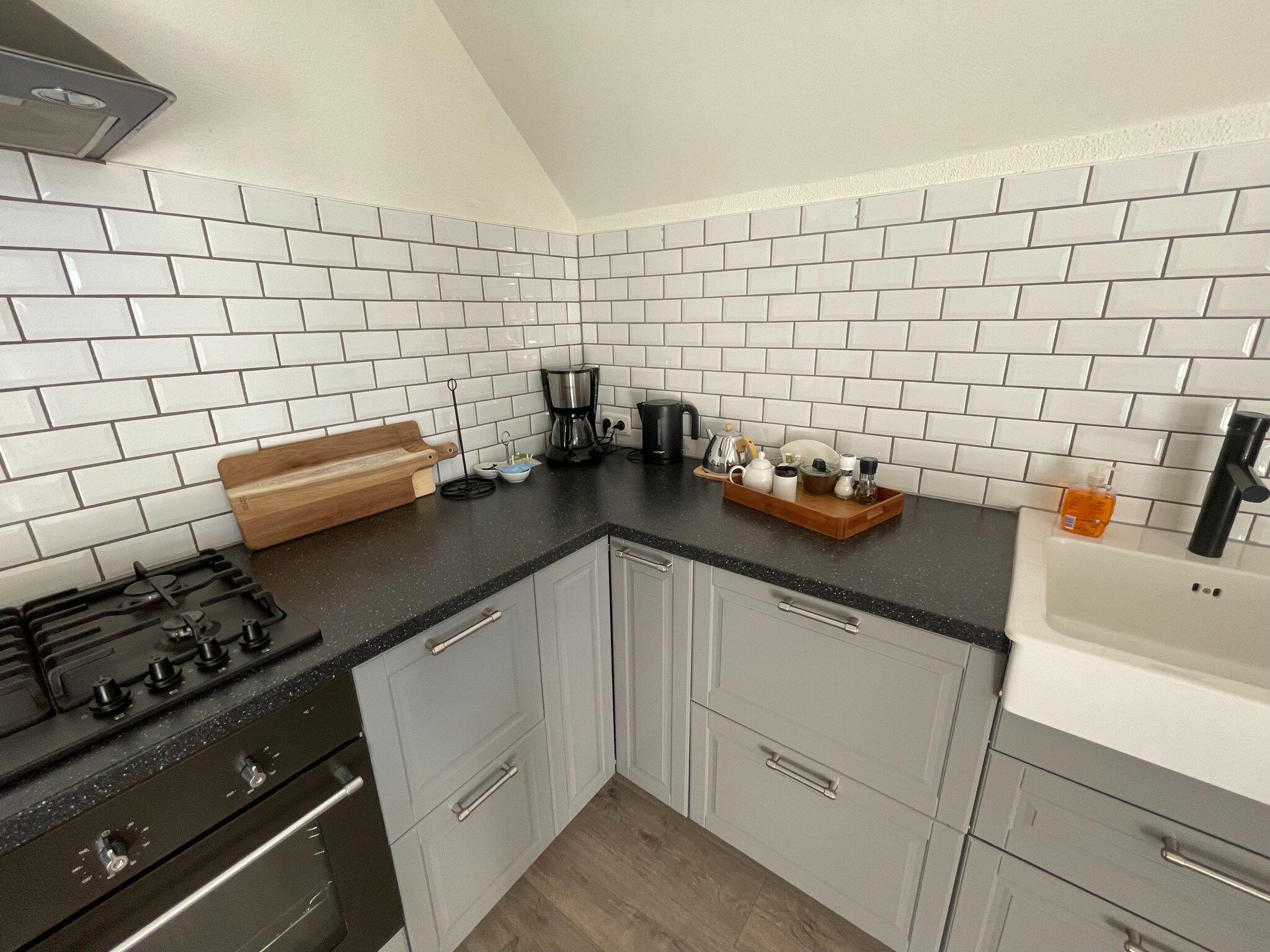 De keuken van Elperhof home 16A in Schoonloo