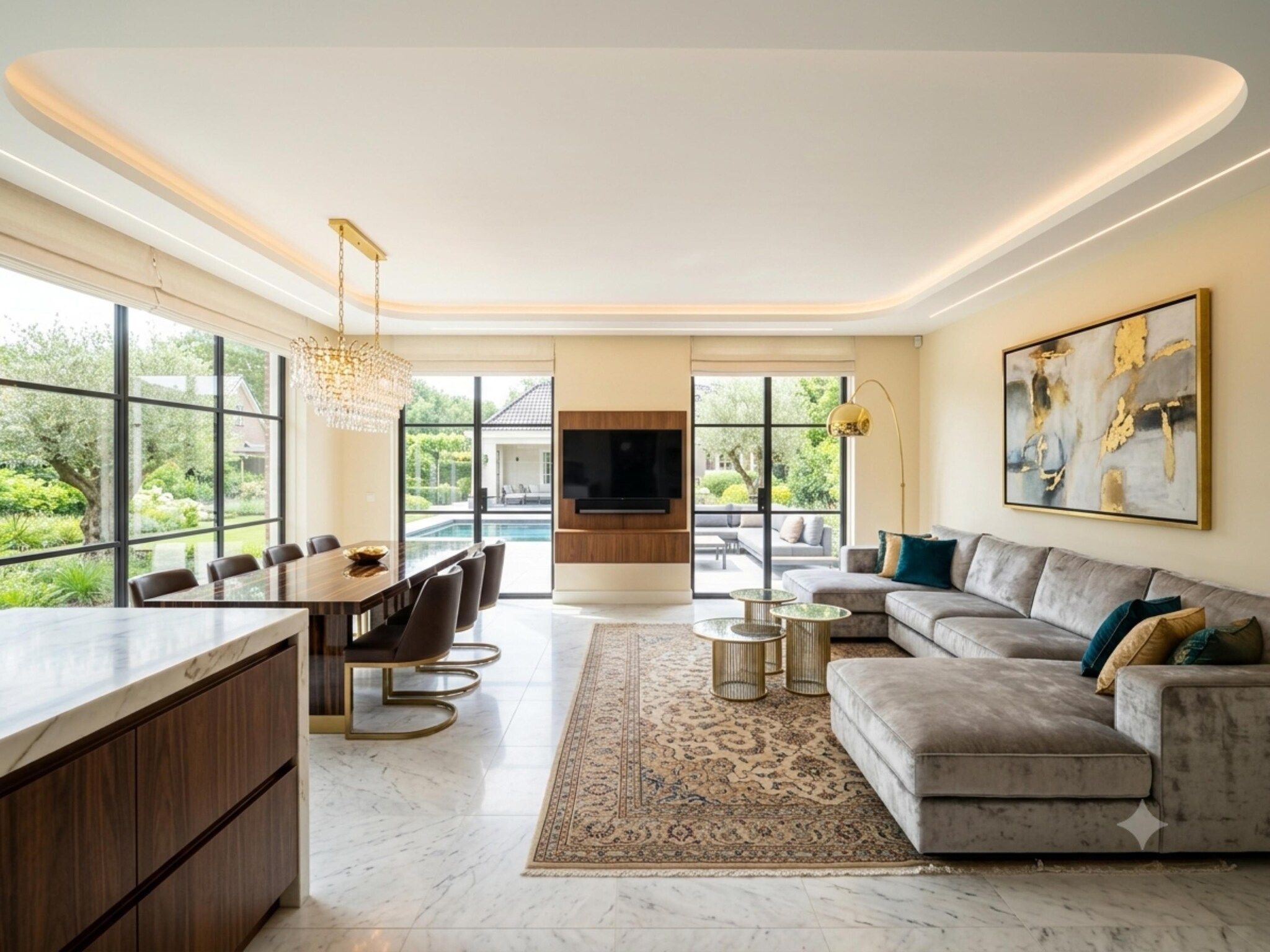 De woonkamer van De&nbsp;Wiersse&nbsp;8 in Lochem