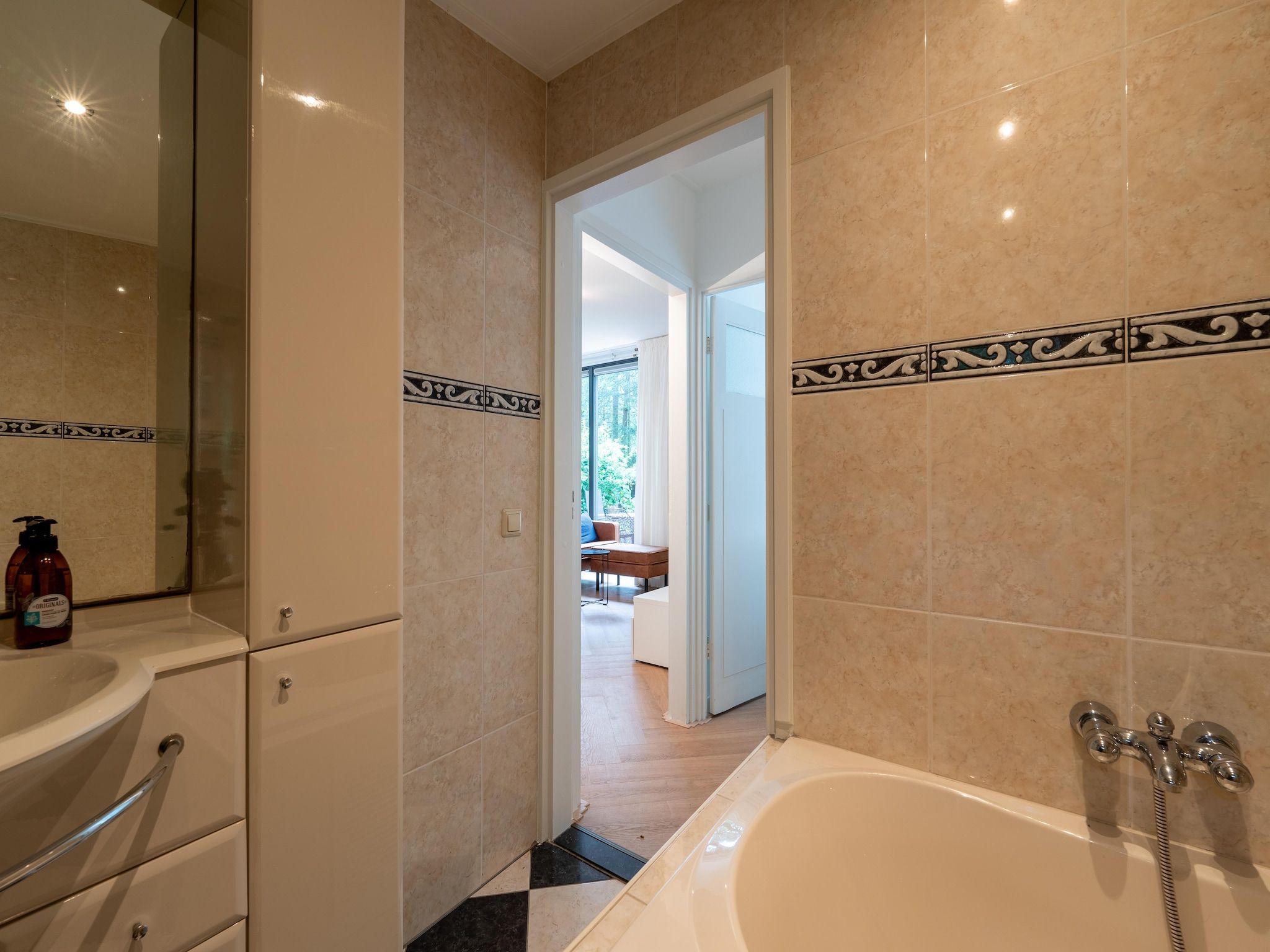 De badkamer van Wellnes suite in Zelhem