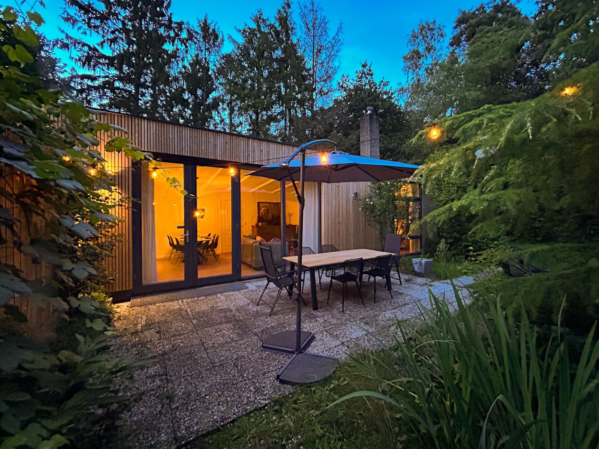 De tuin van Bos suite in Zelhem