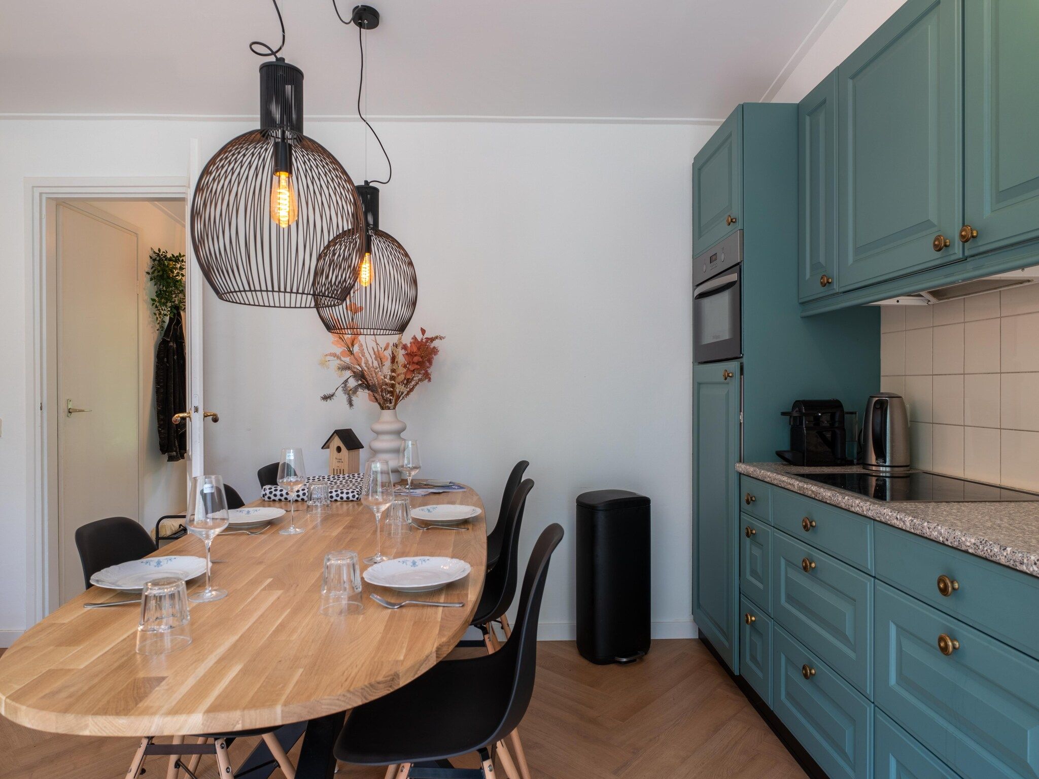 De keuken van Duo Suite wellness in Zelhem