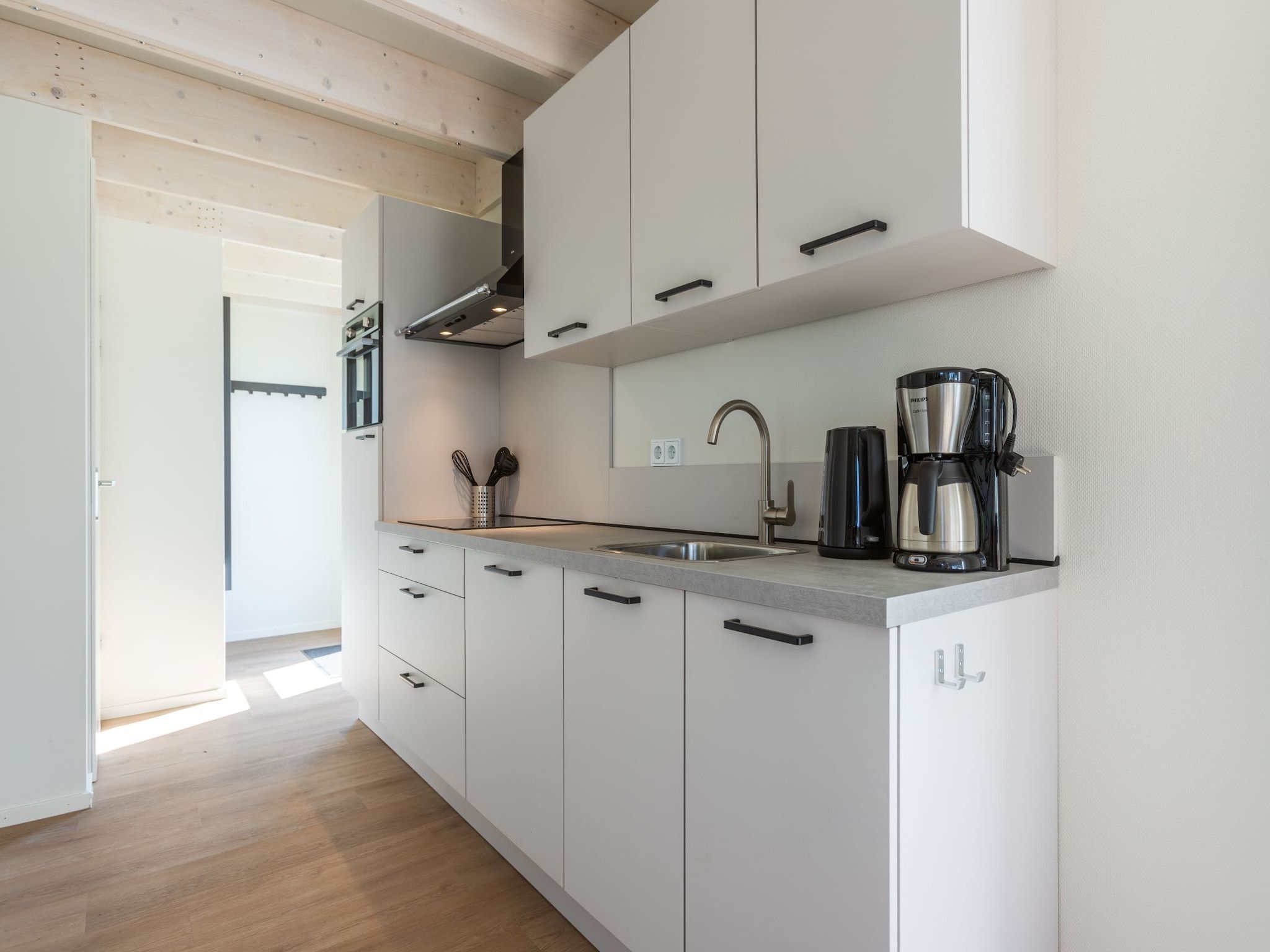 De keuken van Duinvilla 8 in Cadzand