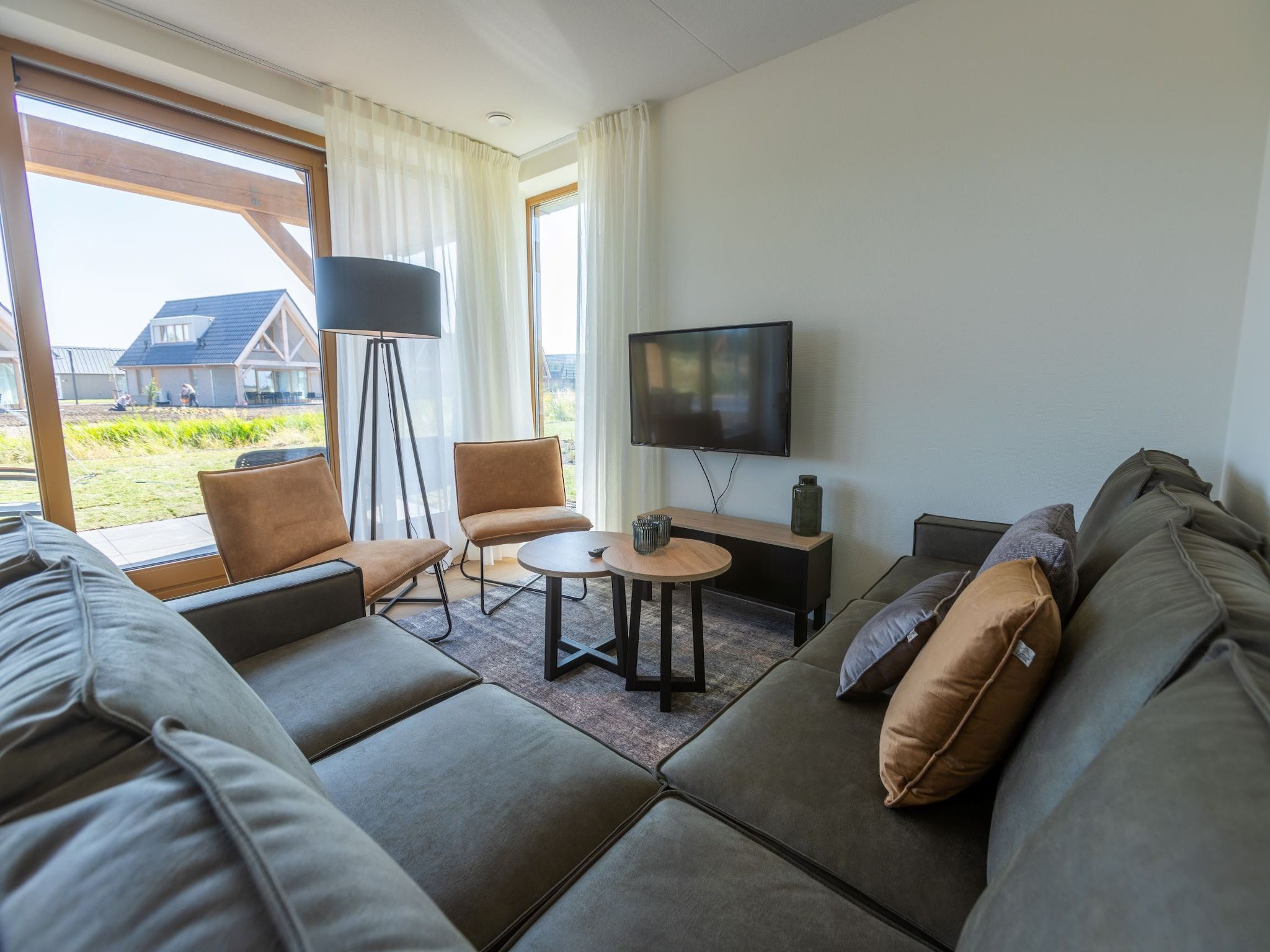 De woonkamer van Resort Cadzand 3 in Cadzand
