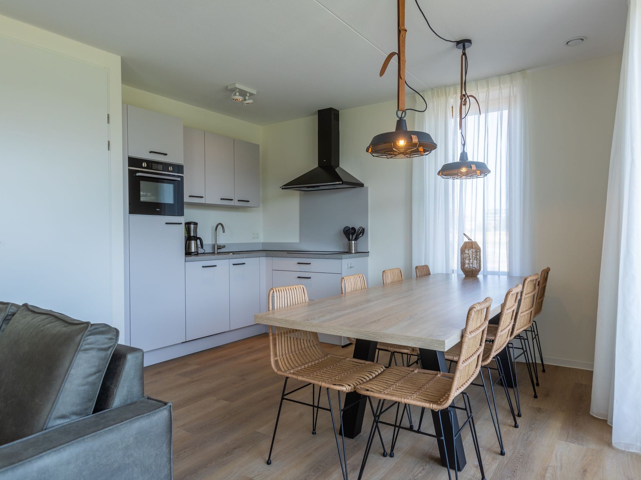 De keuken van Resort Cadzand 3 in Cadzand