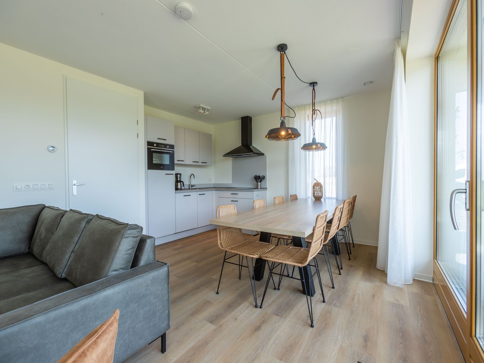 De keuken van Resort Cadzand 3 in Cadzand