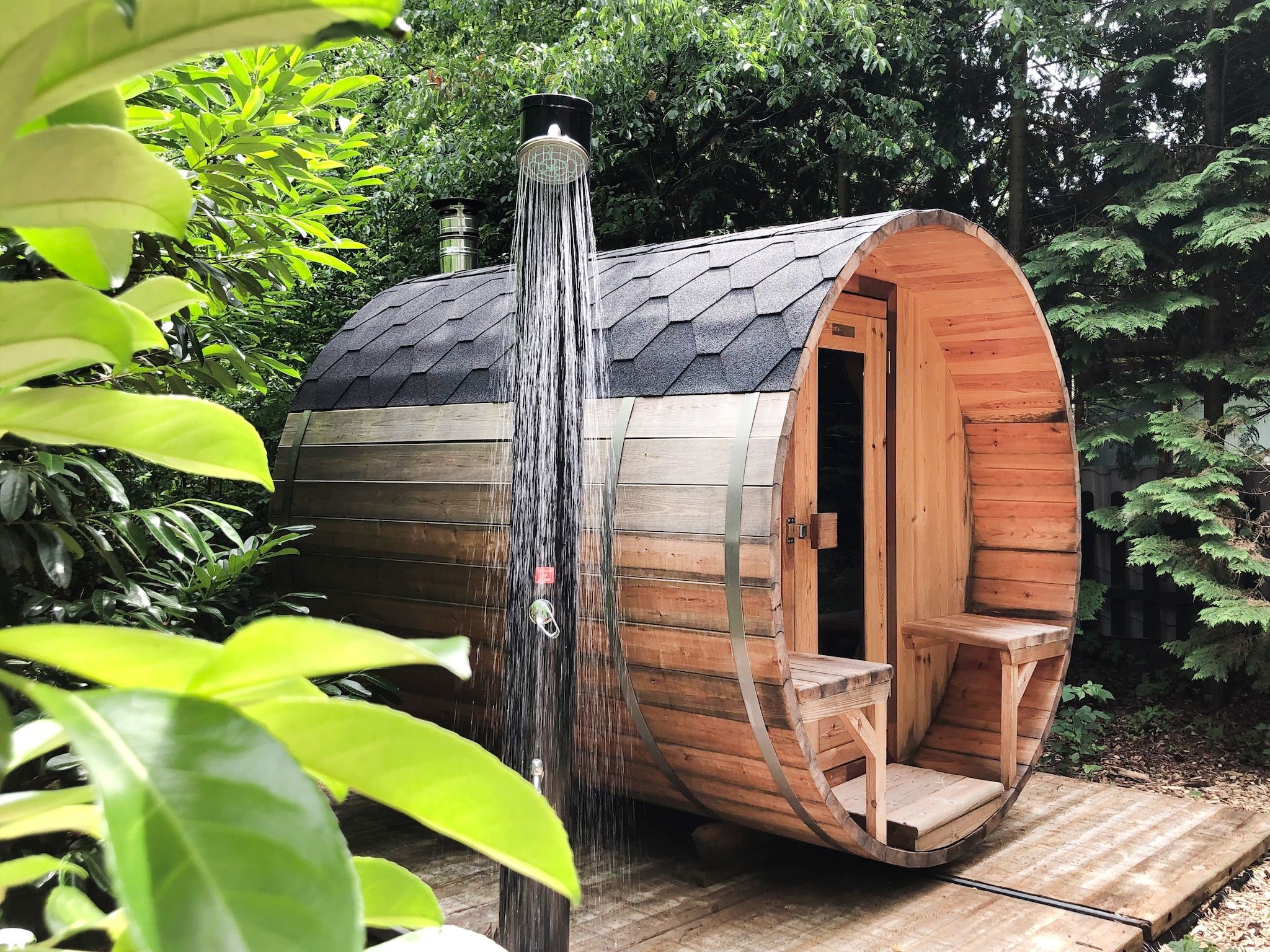 Wellness bij Dutch Cabin Houses 45 in Rheezerveen