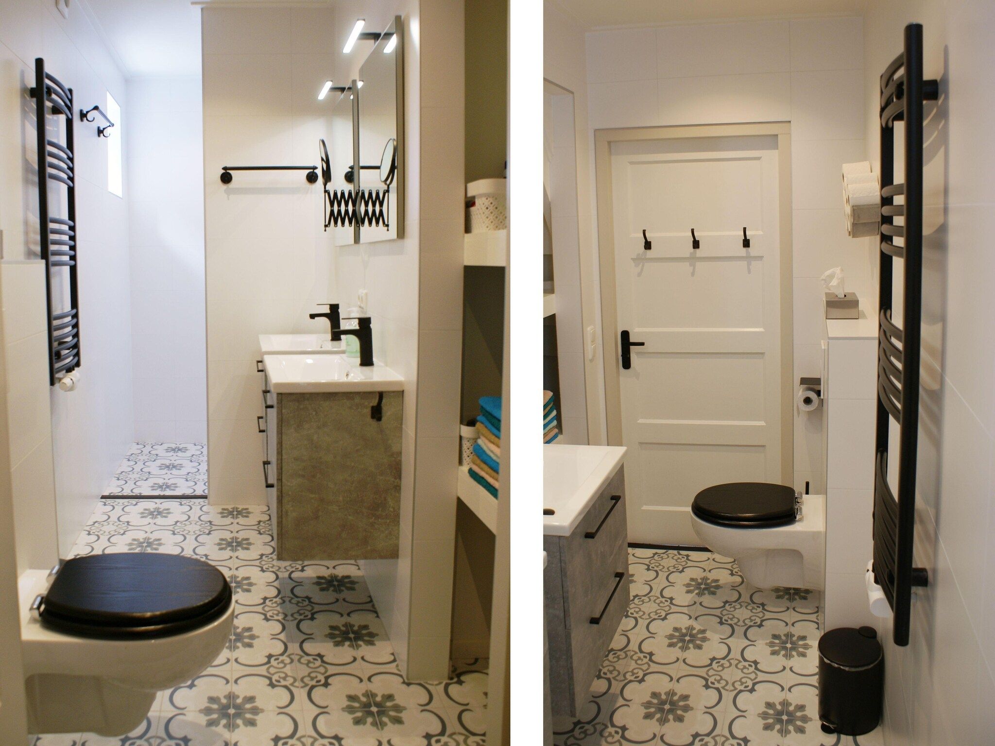 De badkamer van Wad'n Leven en Geluk in Paesens