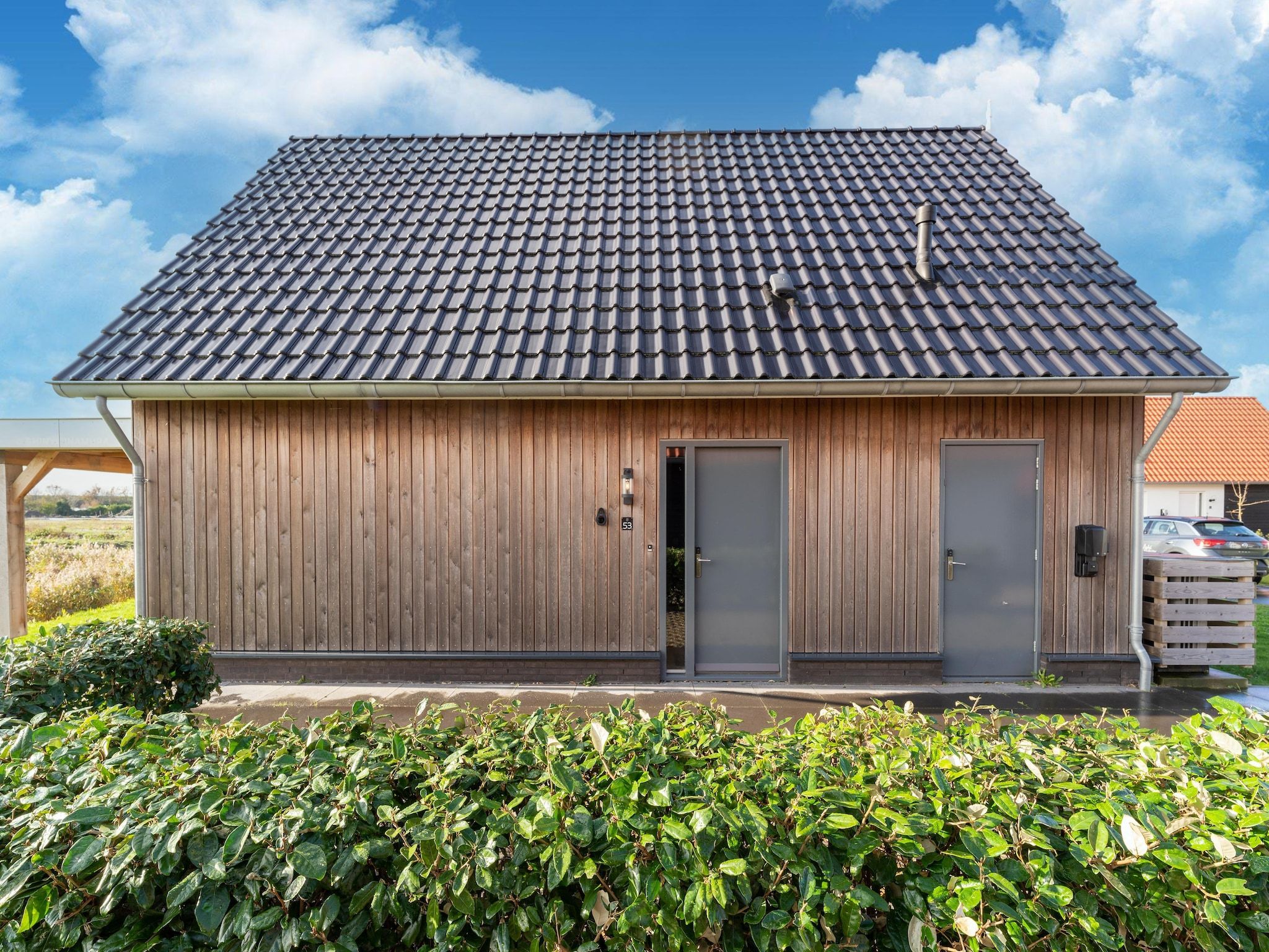 De buitenkant van Gogge Huis NR 53 in Scherpenisse