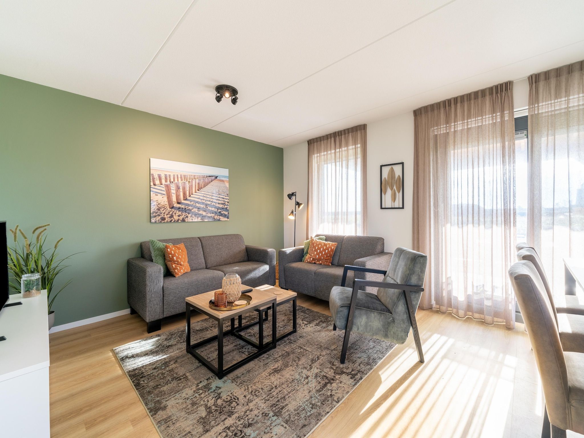 De woonkamer van Gogge Huis NR 53 in Scherpenisse