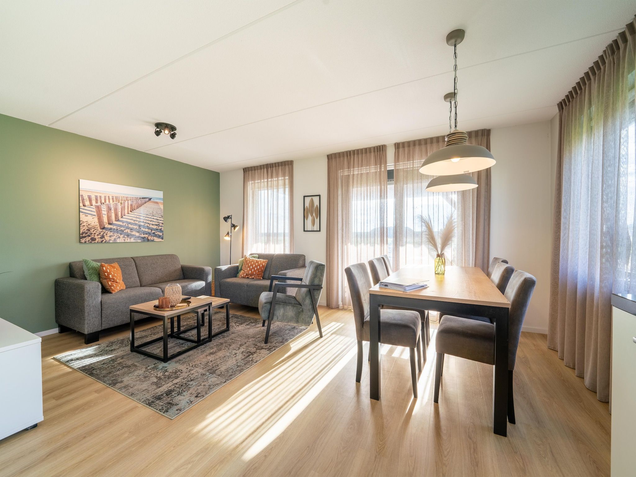 De woonkamer van Gogge Huis NR 53 in Scherpenisse