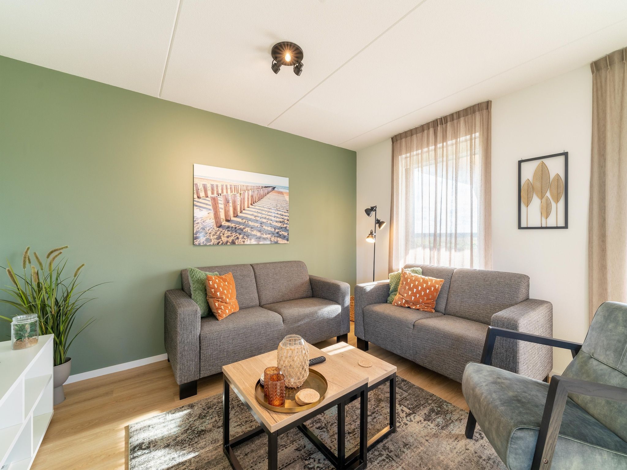 De woonkamer van Gogge Huis NR 53 in Scherpenisse